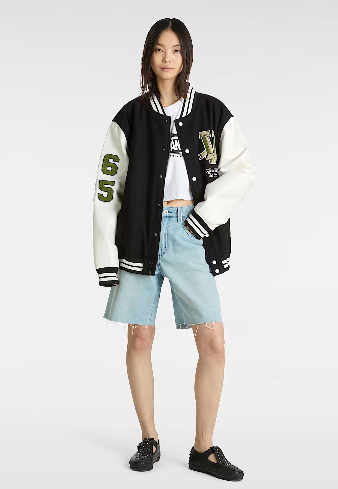 Vans - Sirelle Cut-Off Jorts Light Stonewash - Shorts | Women-Image