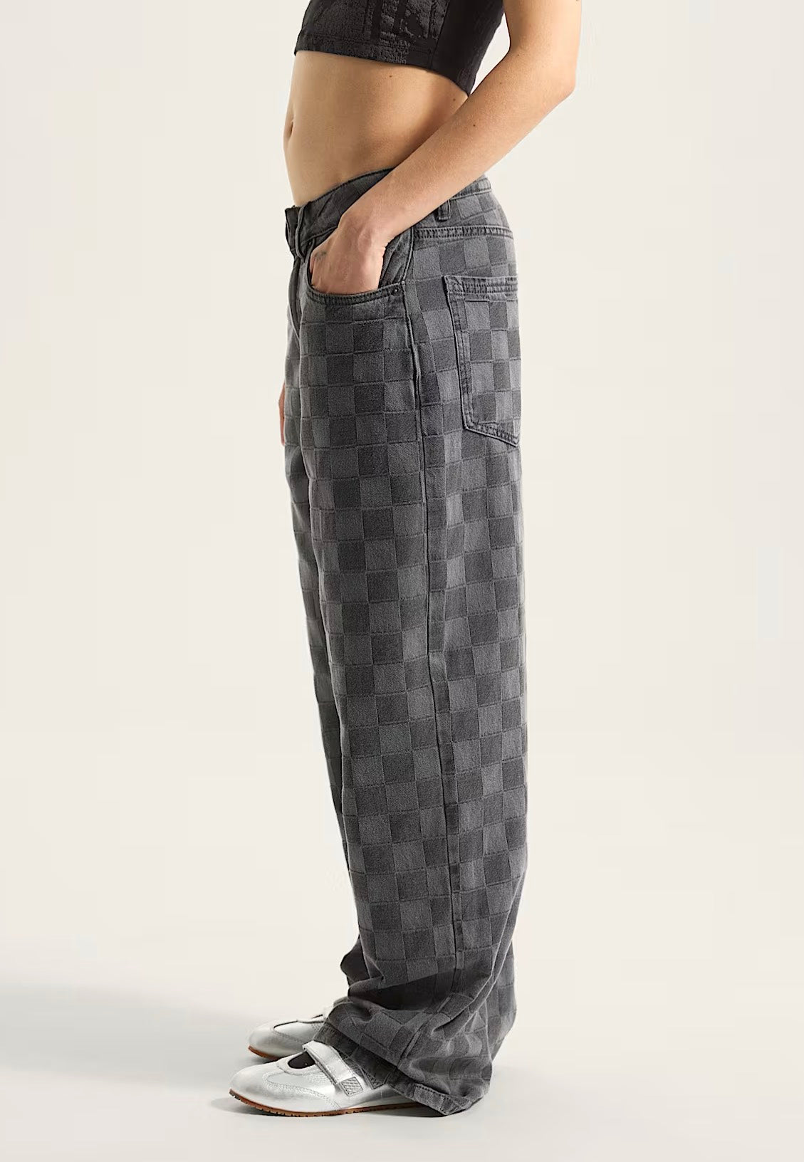 Vans - Sirelle Novelty Faded Black - Pants | Women-Image