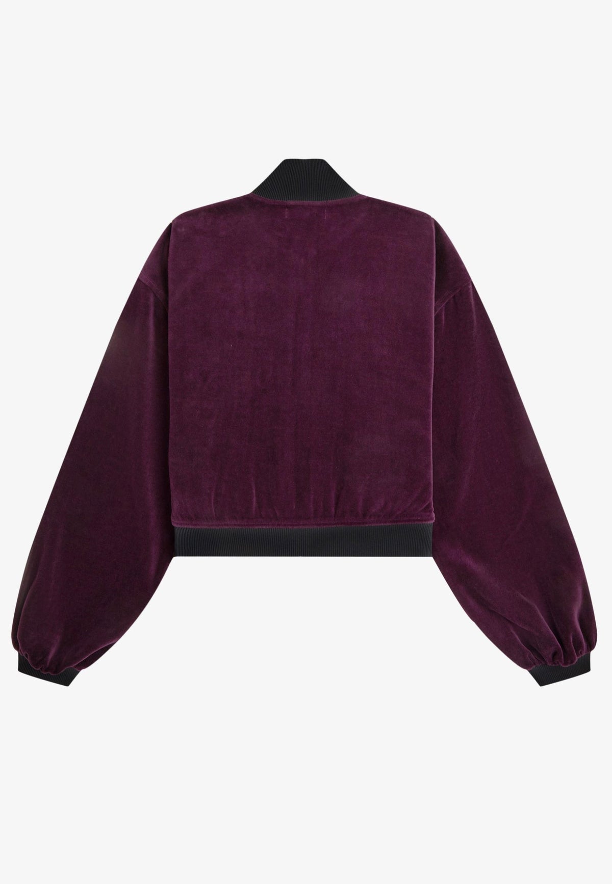 Fred Perry x Amy Winehouse Velour Track Plum Giacca | Women-Image