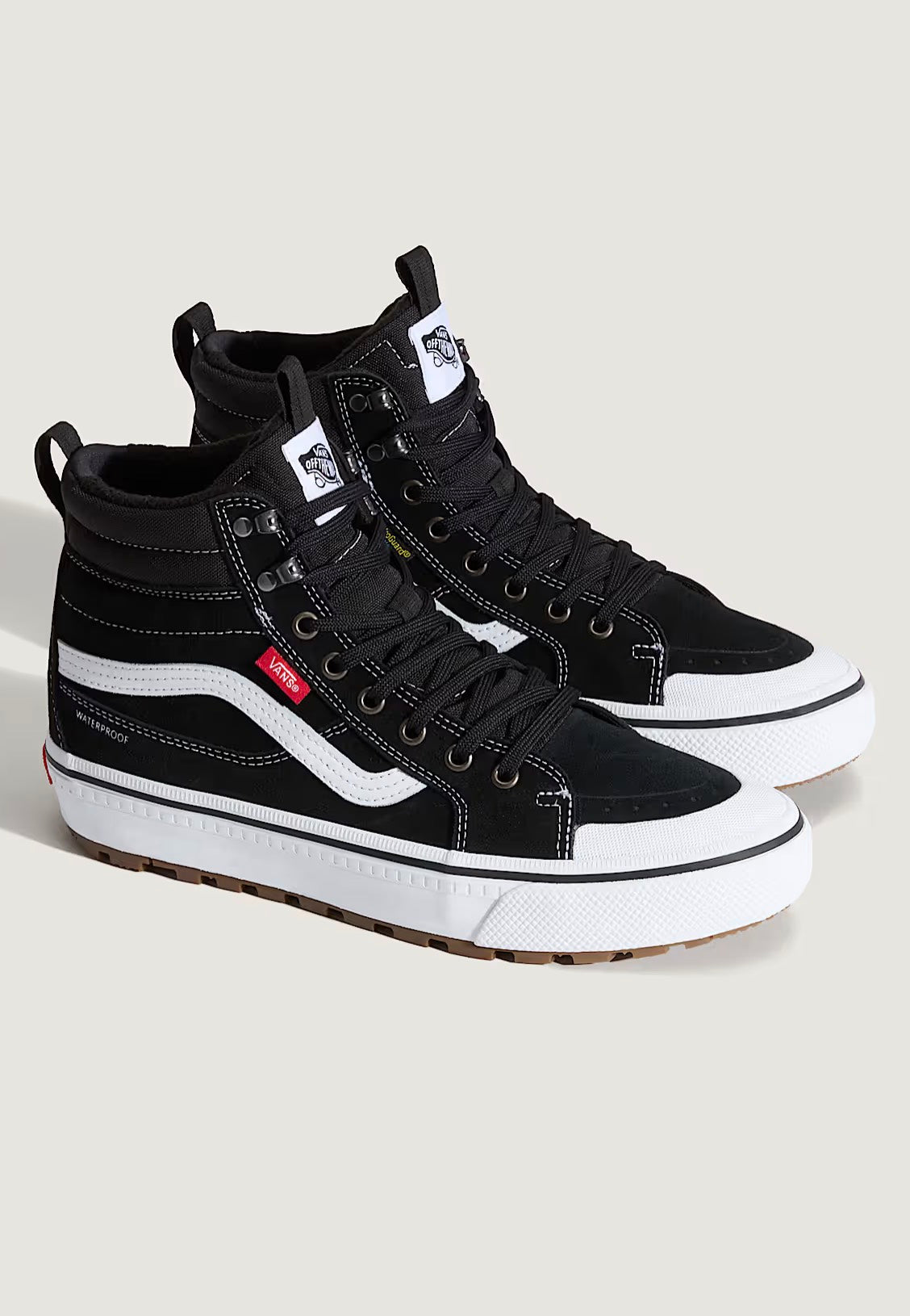 Vans Sk8-Hi Waterproof Insulated Mte Black/White Shoes | Men-Image
