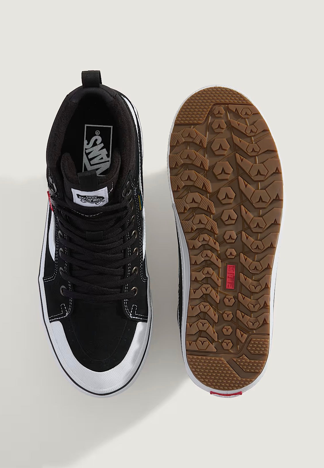 Vans Sk8-Hi Waterproof Insulated Mte Black/White Shoes | Men-Image