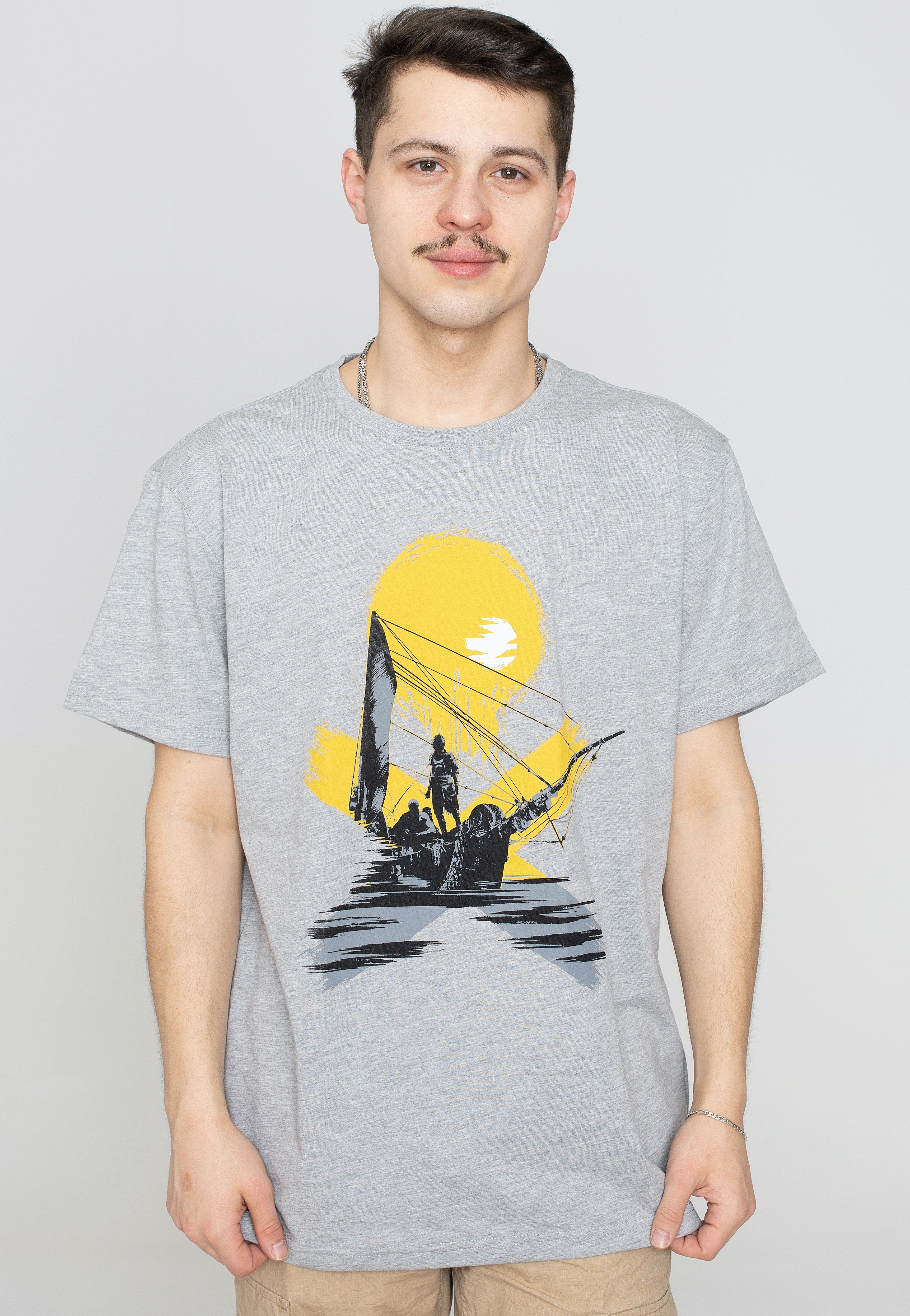 Skull & Bones - Lost At Sea Grey - T-Shirt | Men-Image