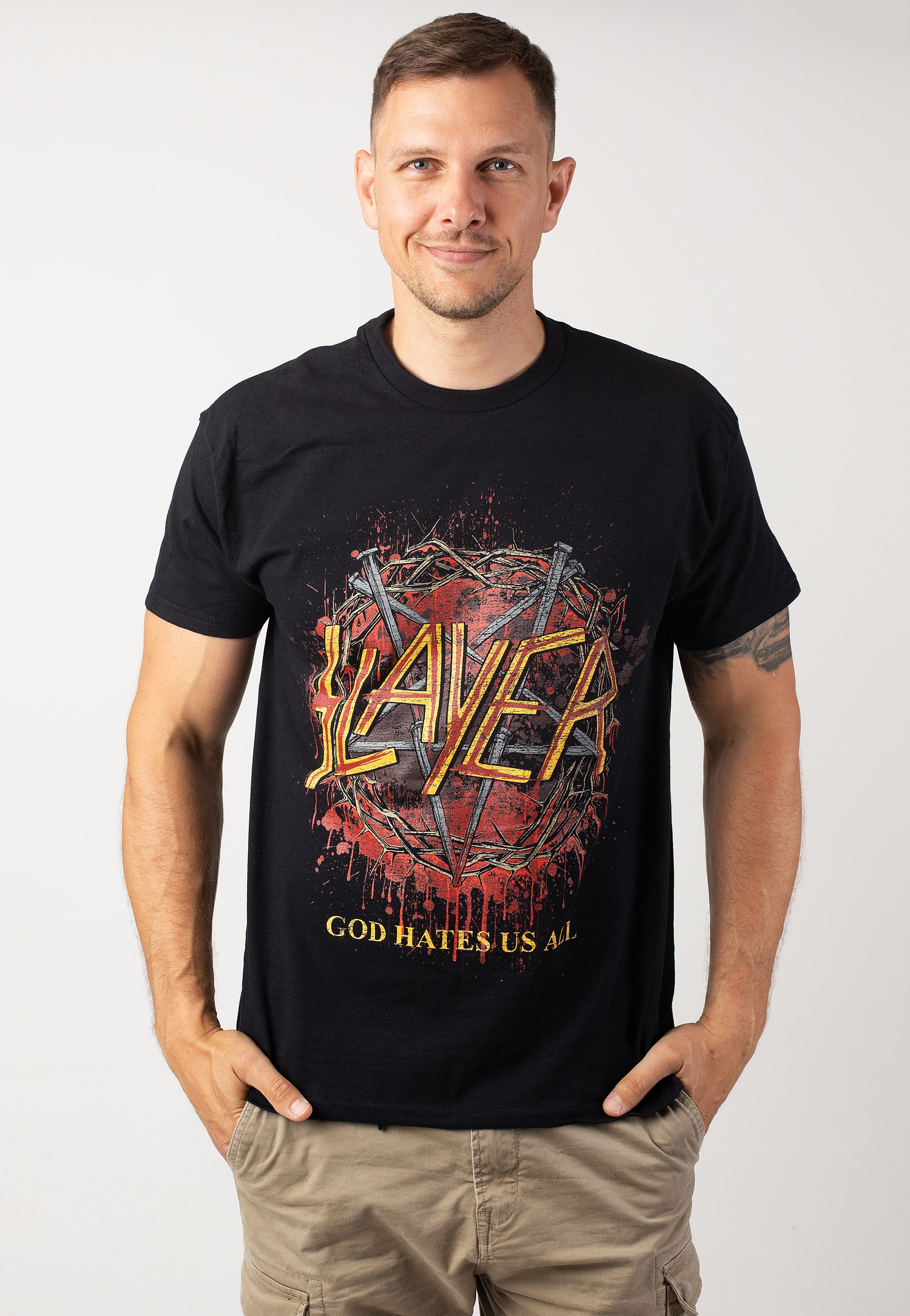 SLAYER GOD HATES US ALL Tシャツ Slayer - God Hates Us All - T-Shirt | Impericon