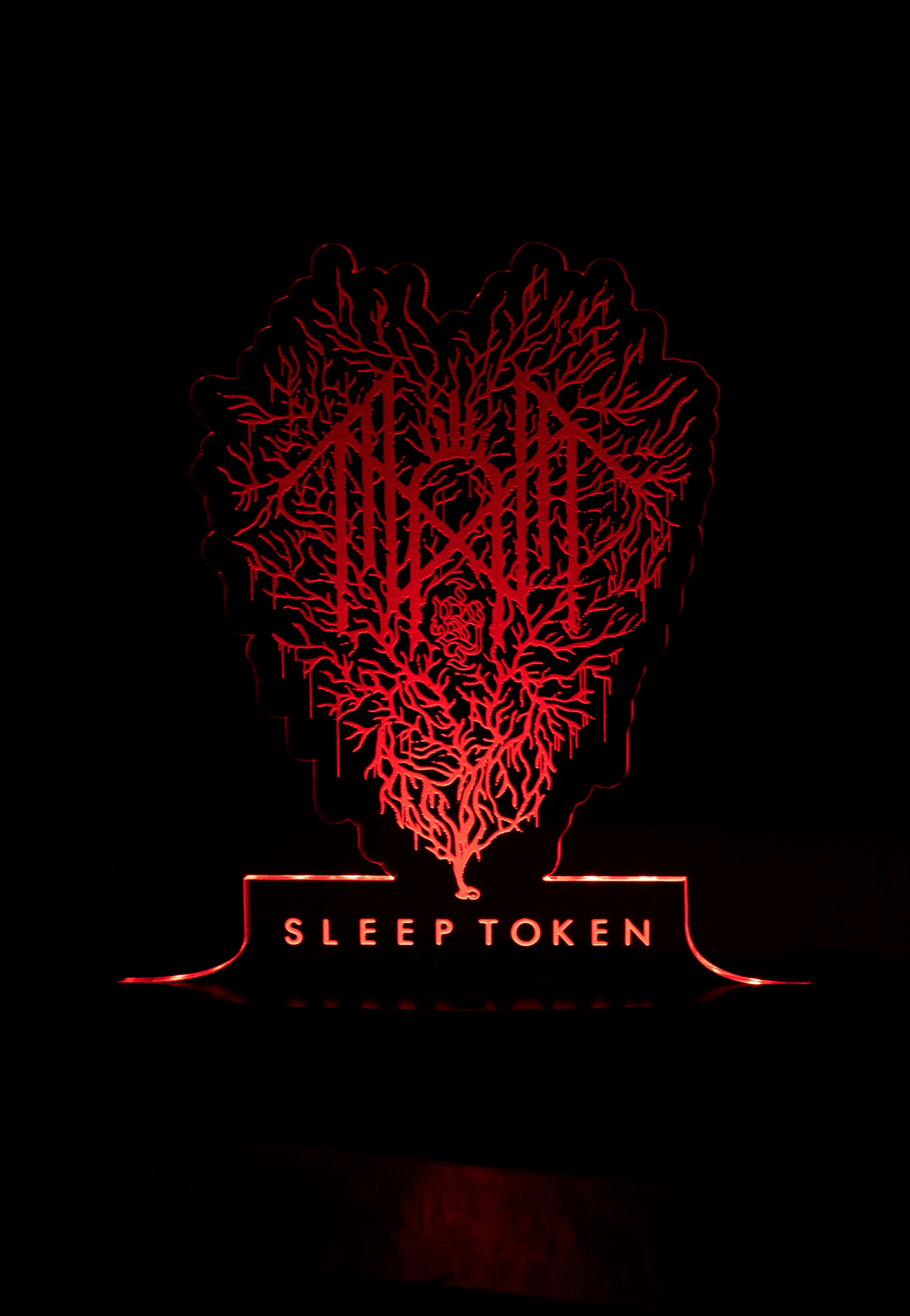 Sleep Token - Coral Heart - Lamp | Neutral-Image