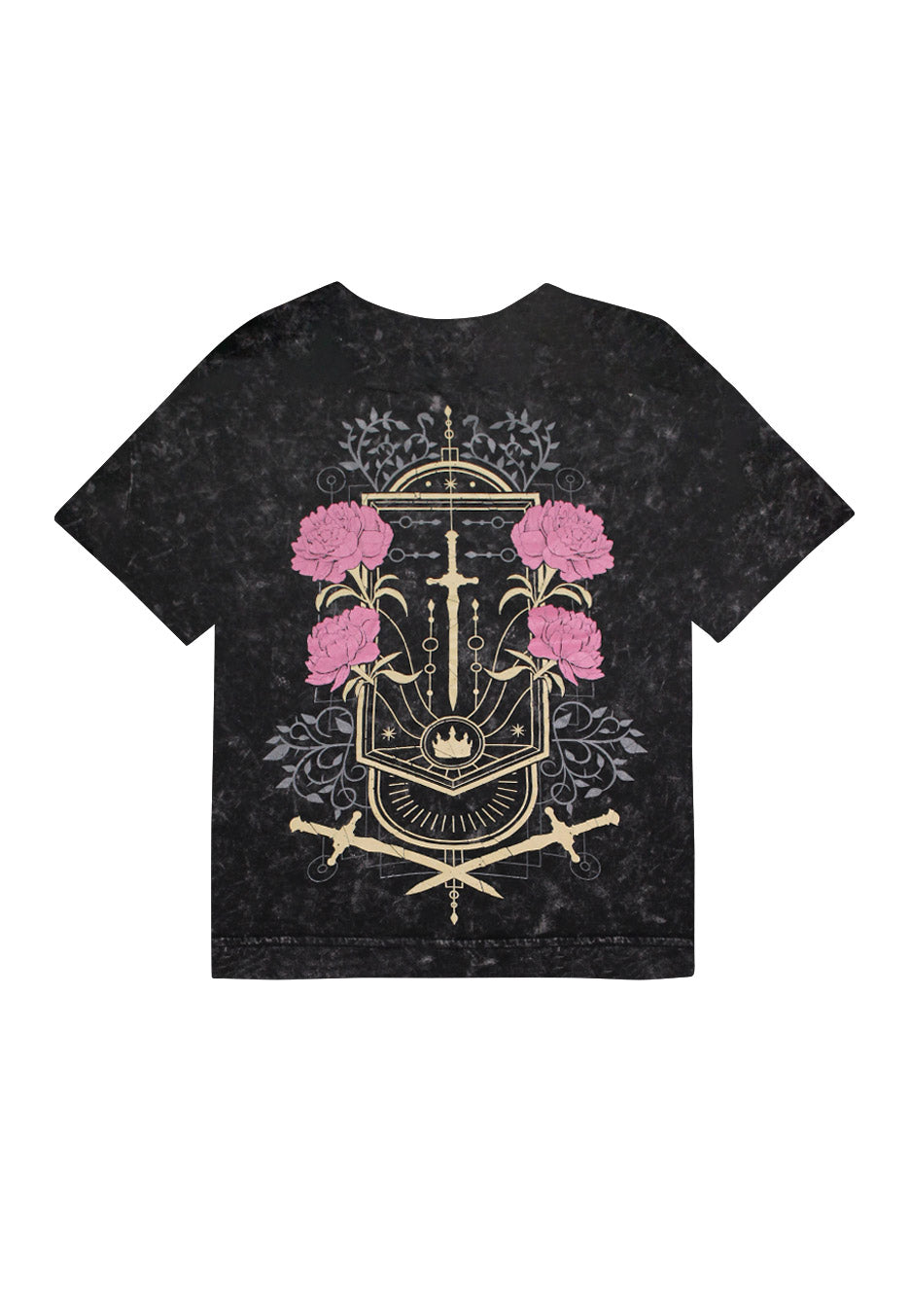 Sleep Token - Damocles Acid Washed Crop - Girly | Neutral-Image