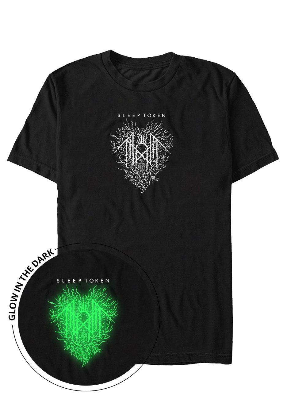 Sleep Token - Depth Logo Glow In The Dark - T-Shirt | Neutral-Image