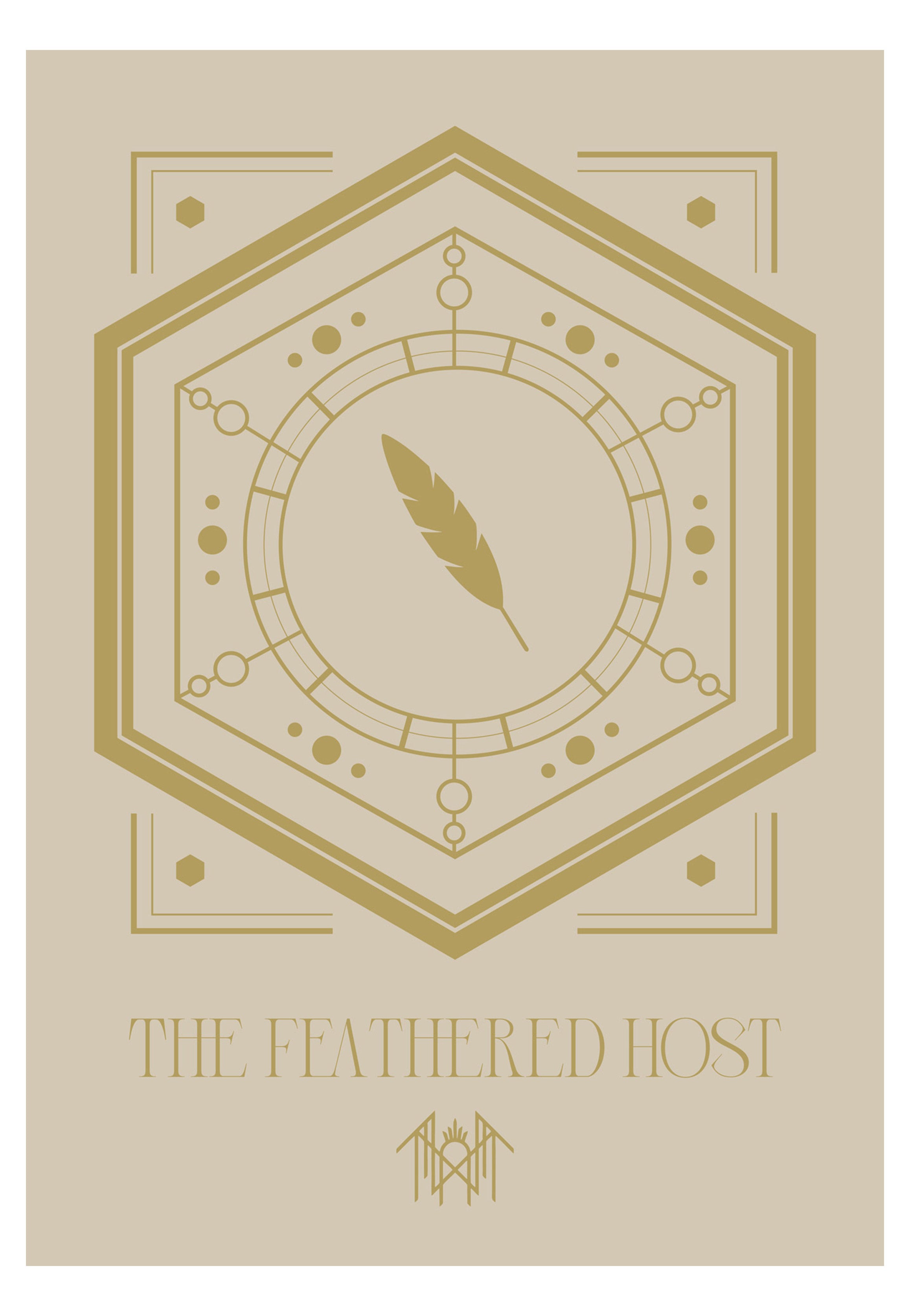 Sleep Token - Feathered Host Natural - Poster | Neutral-Image