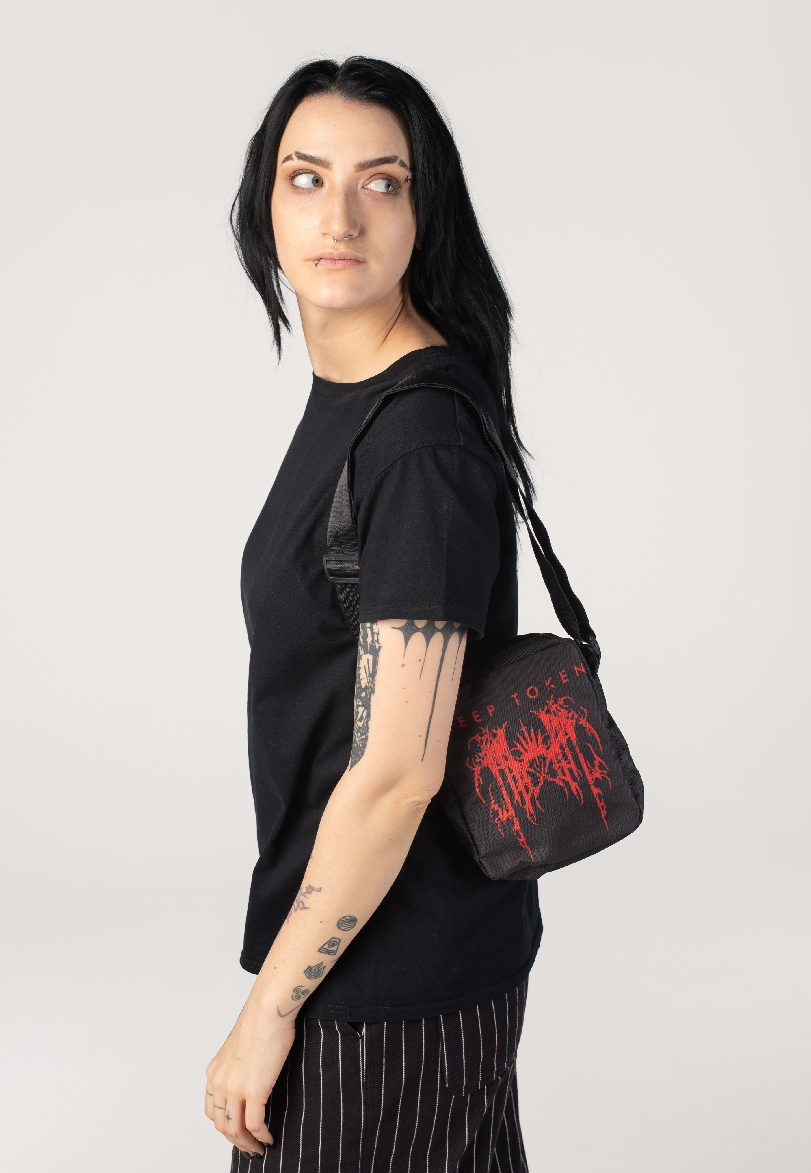 Sleep Token - Grunge Logo - Crossbody Bag | Neutral-Image