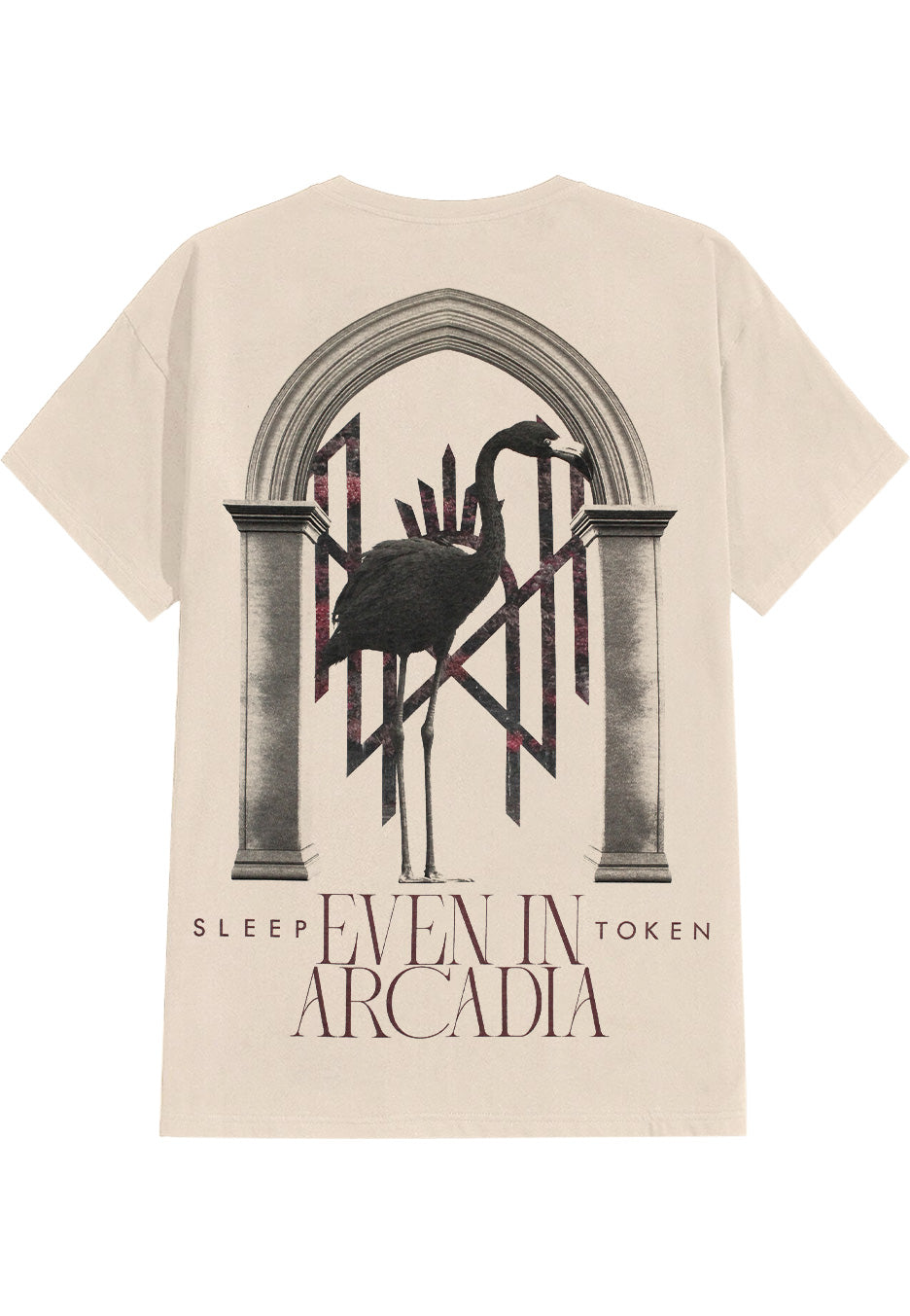 Sleep Token Jerry Archway Natural T-shirt | Neutral-Image