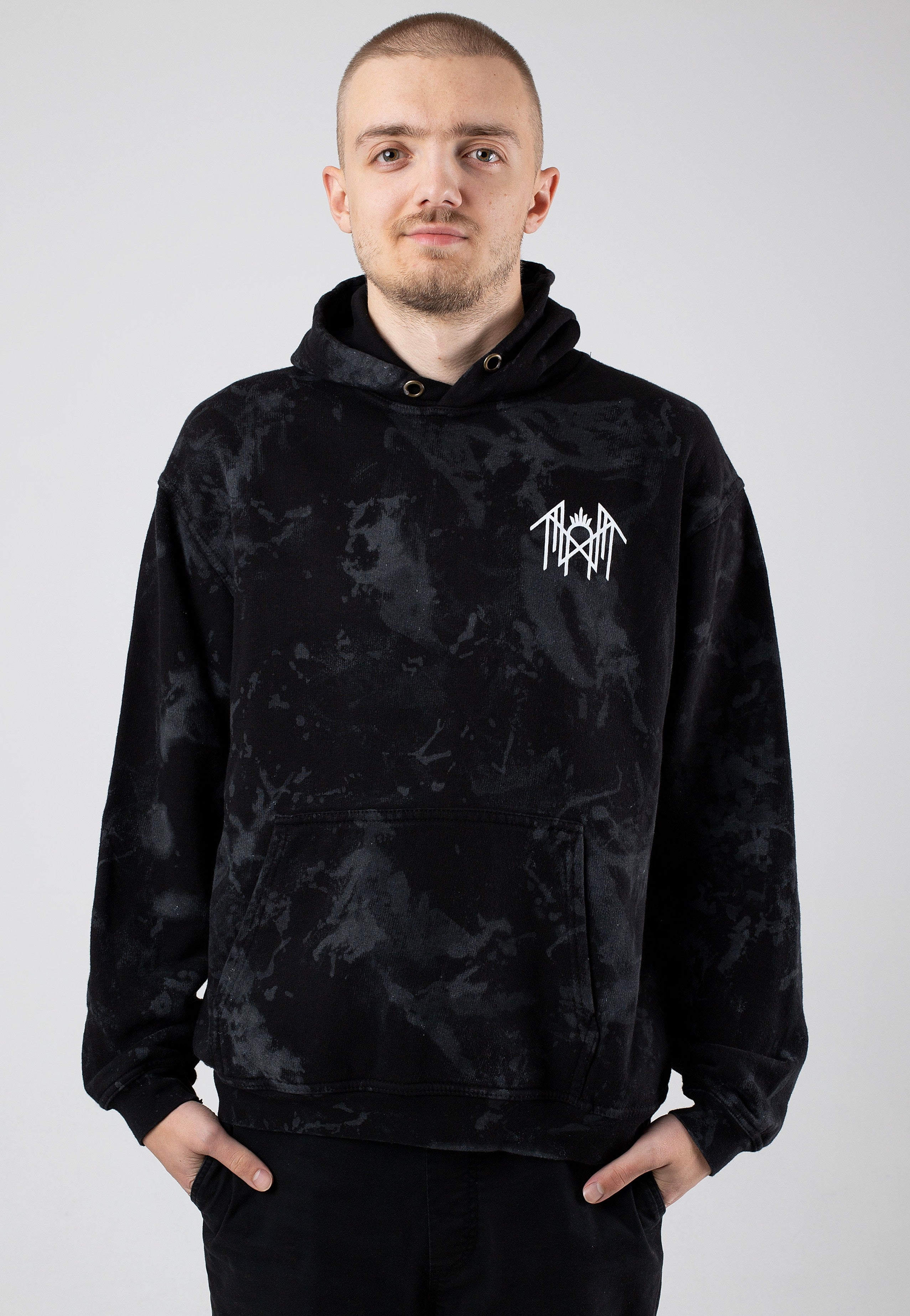 Sleep Token - Reaper Angel Grey/Black Tie Dye - Hoodie | Men-Image