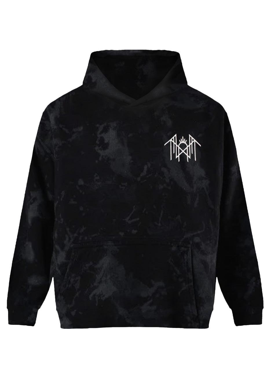 Sleep Token - Reaper Angel Grey/Black Tie Dye - Hoodie | Neutral-Image