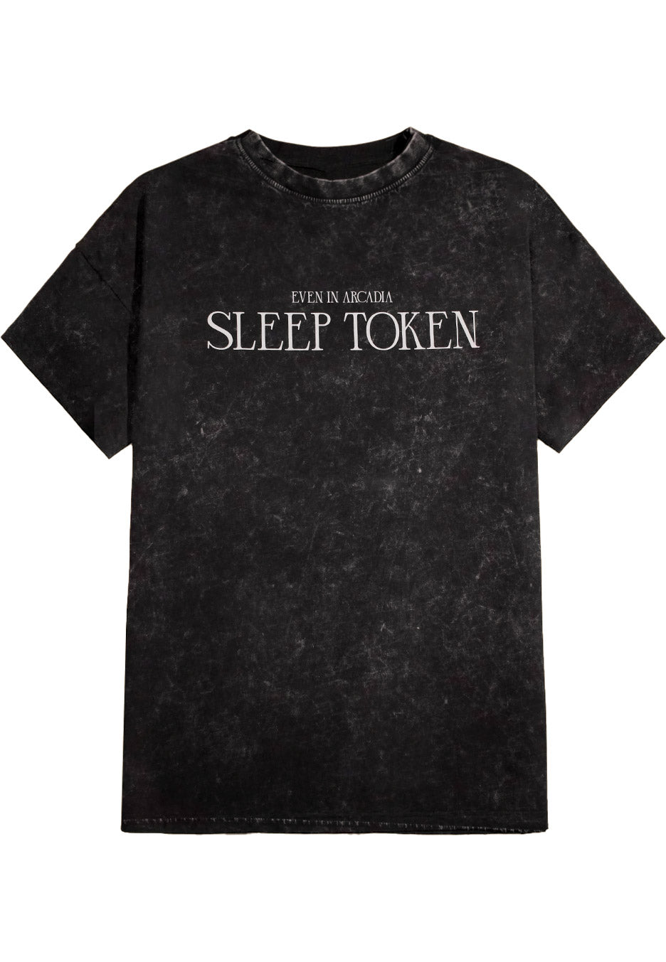 Sleep Token - Simple Floral Cover Acid Washed - T-Shirt | Neutral-Image