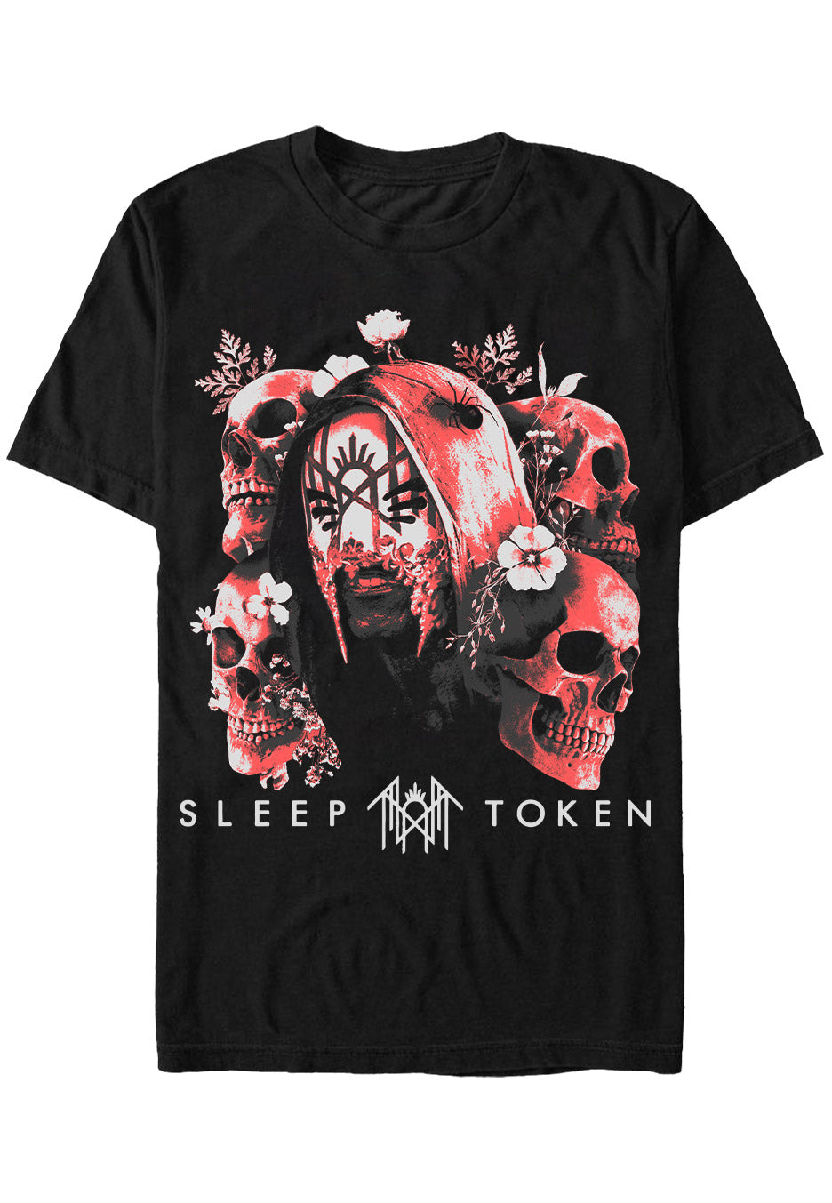 Sleep Token - Skulls And Flowers - T-Shirt | Neutral-Image