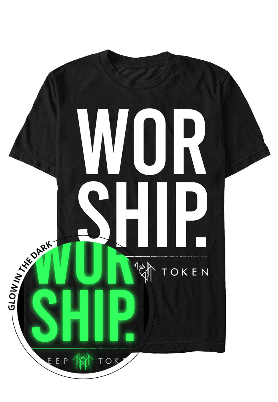 Sleep Token - Worship Glow In The Dark - T-Shirt | Neutral-Image