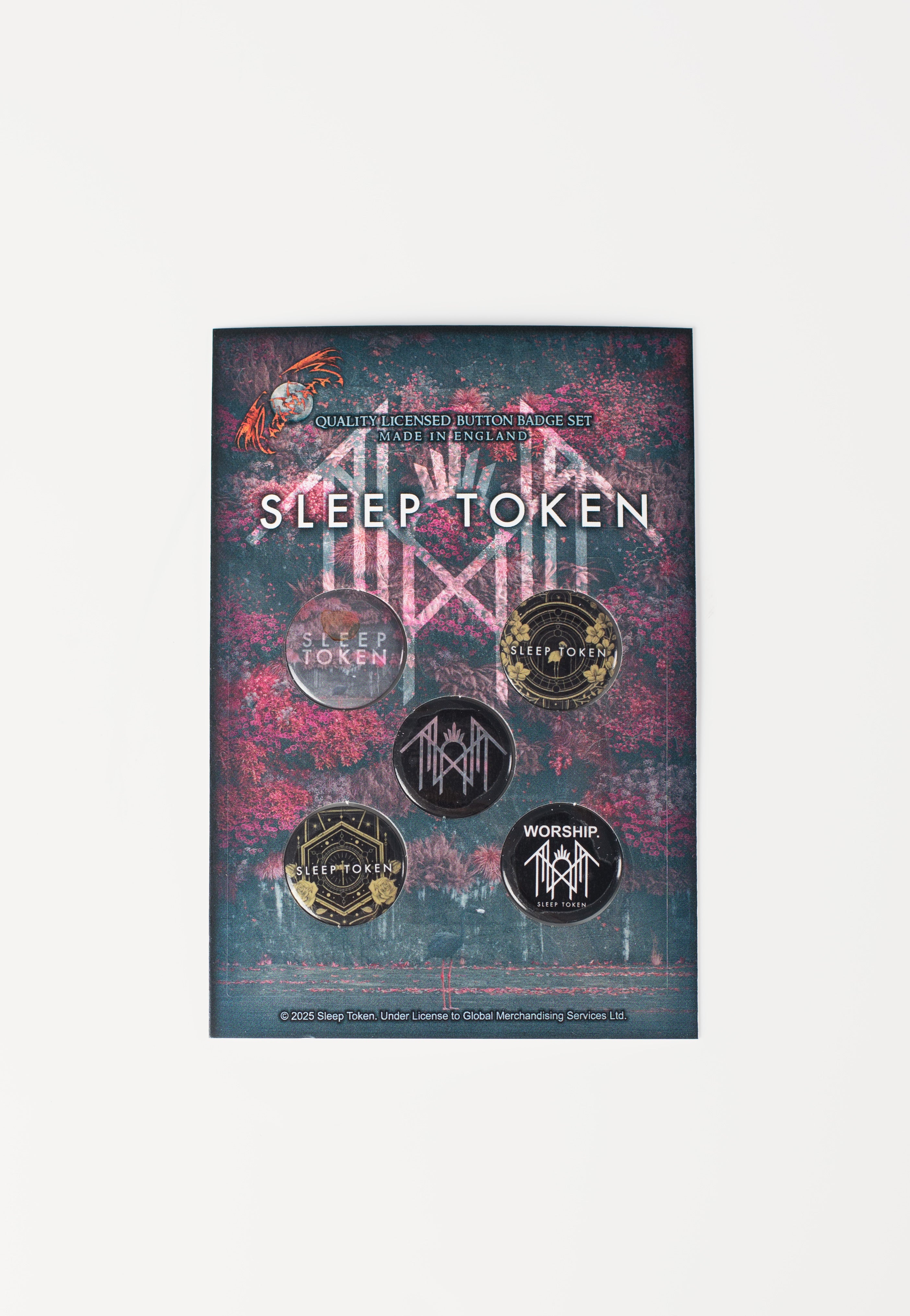 Sleep Token - Even In Arcadia - Button | Neutral-Image