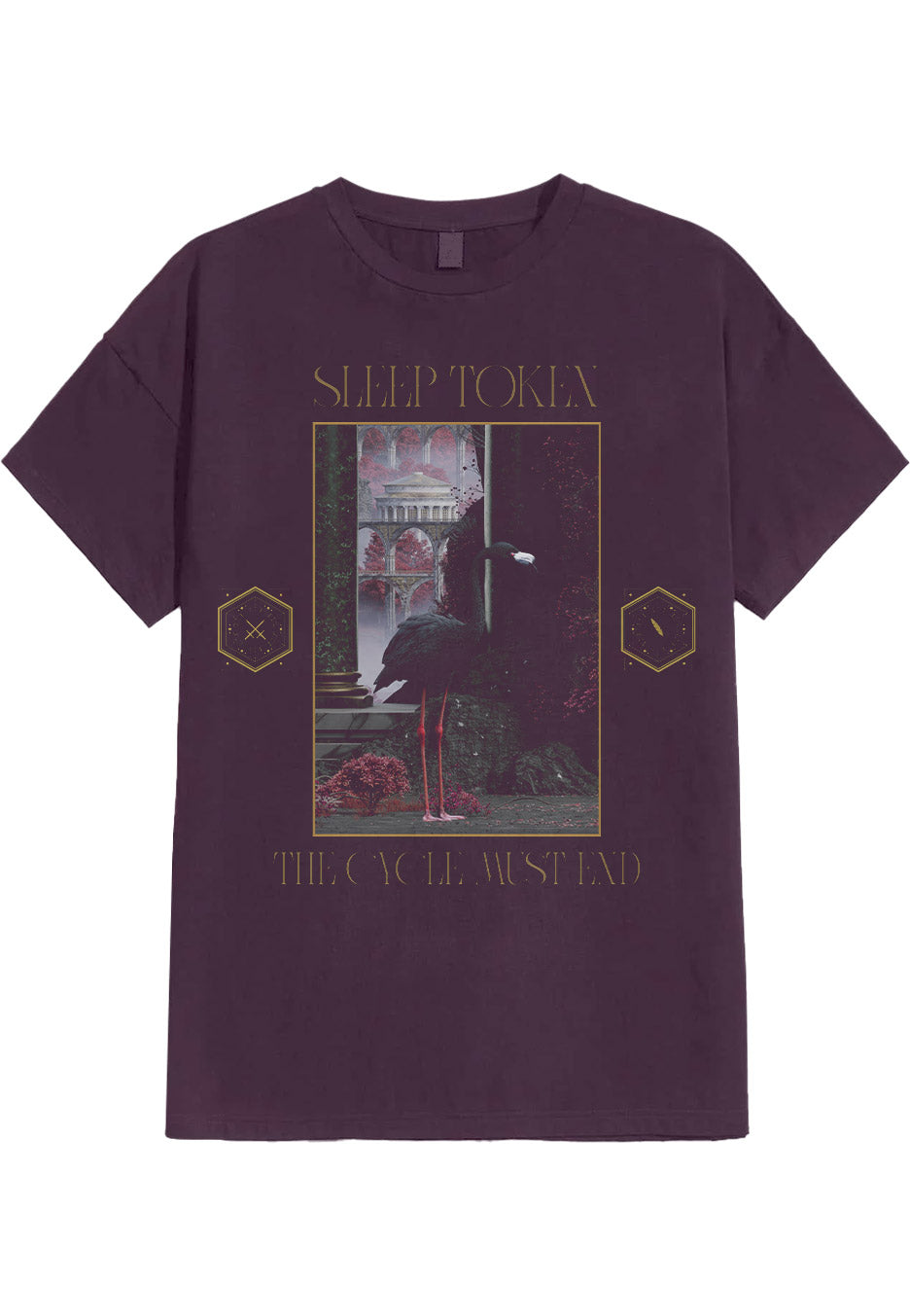 Sleep Token - The Cycle Must End Plum - T-Shirt | Neutral-Image