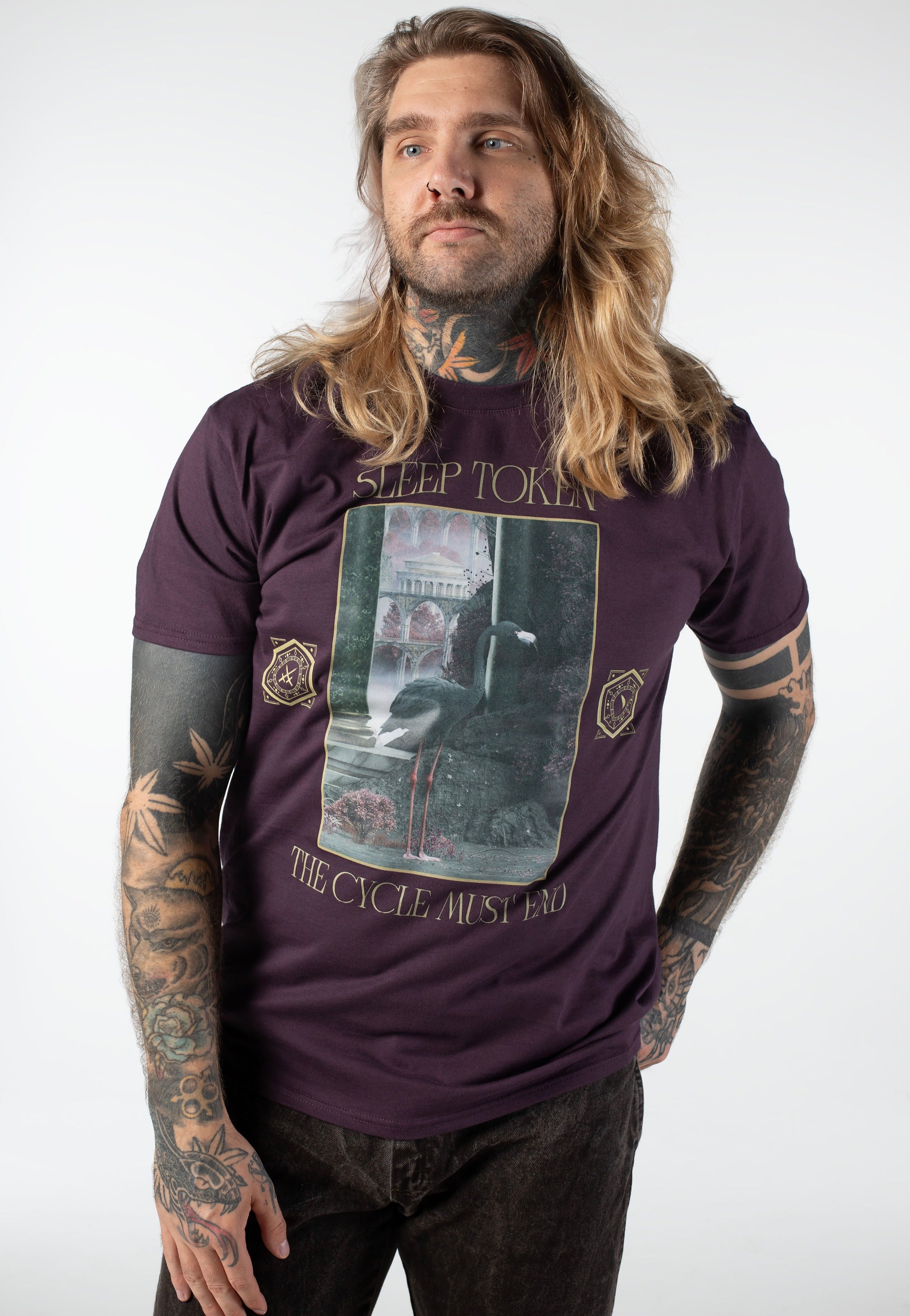 Sleep Token - The Cycle Must End Plum - T-Shirt | Men-Image