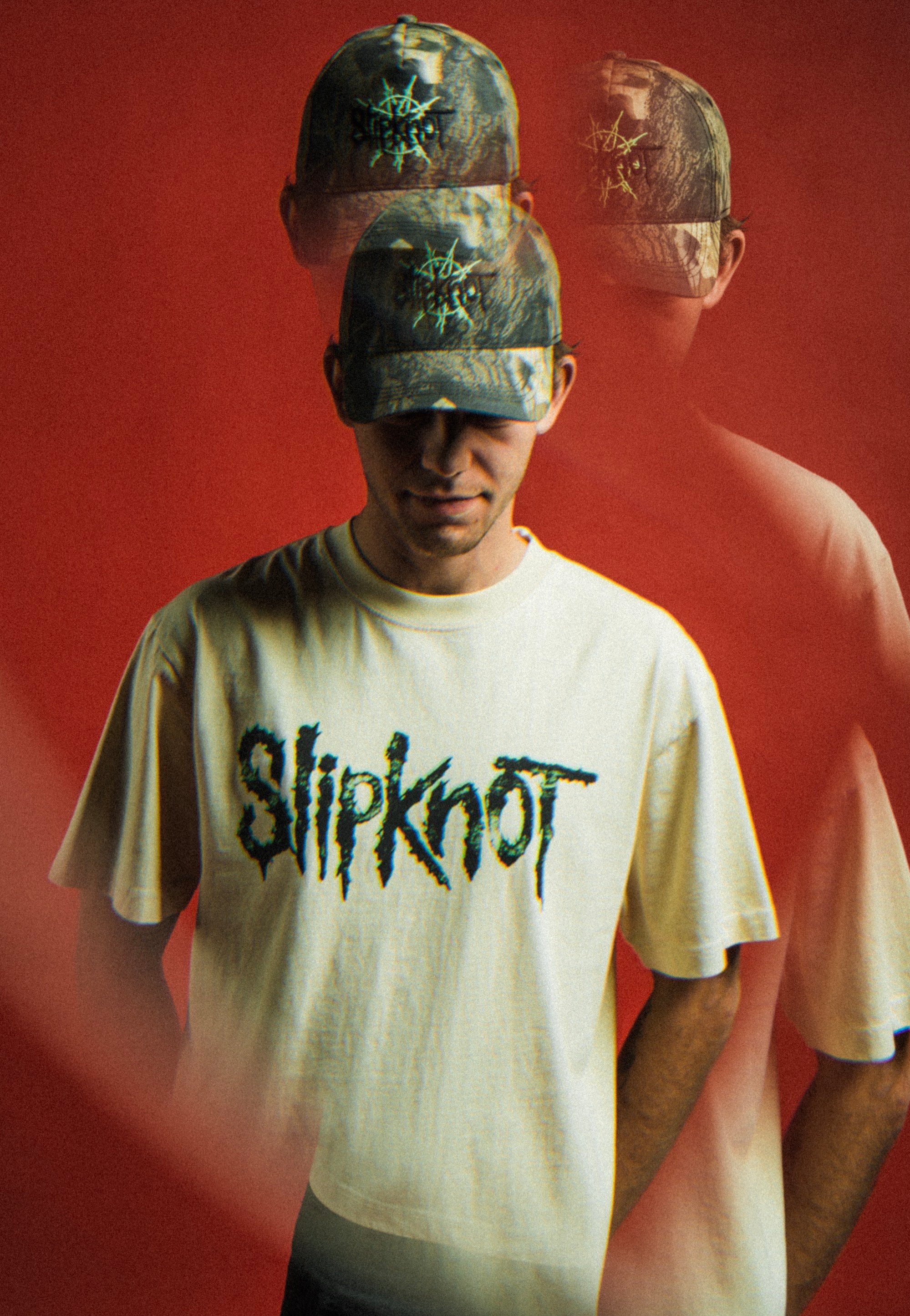 Welcome x Slipknot - Tomorrow Boxy Garment-Dyed Bone - T-Shirt | Men-Image