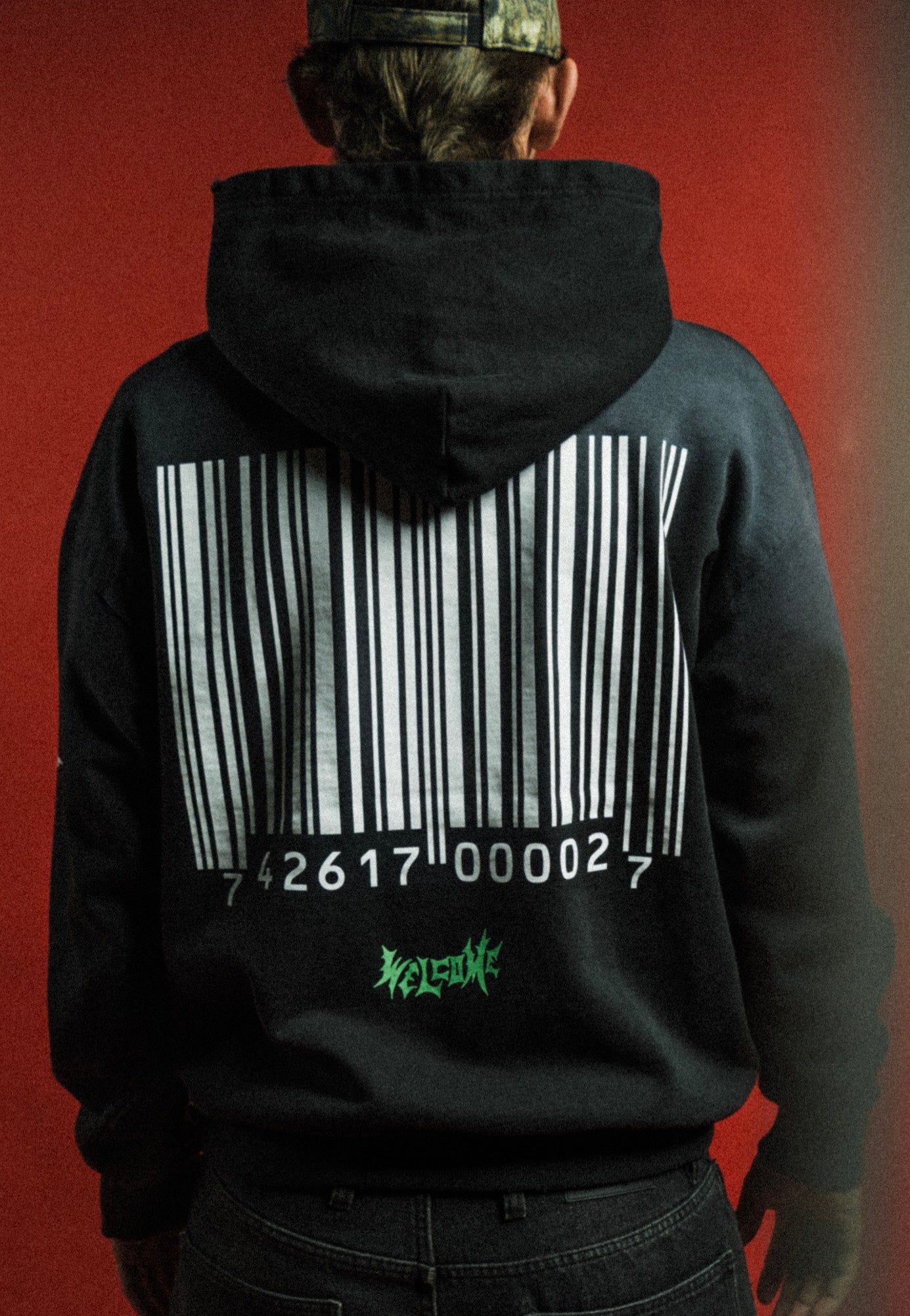 Welcome x Slipknot - Ravenous Distressed Sun Fade - Hoodie | Men-Image