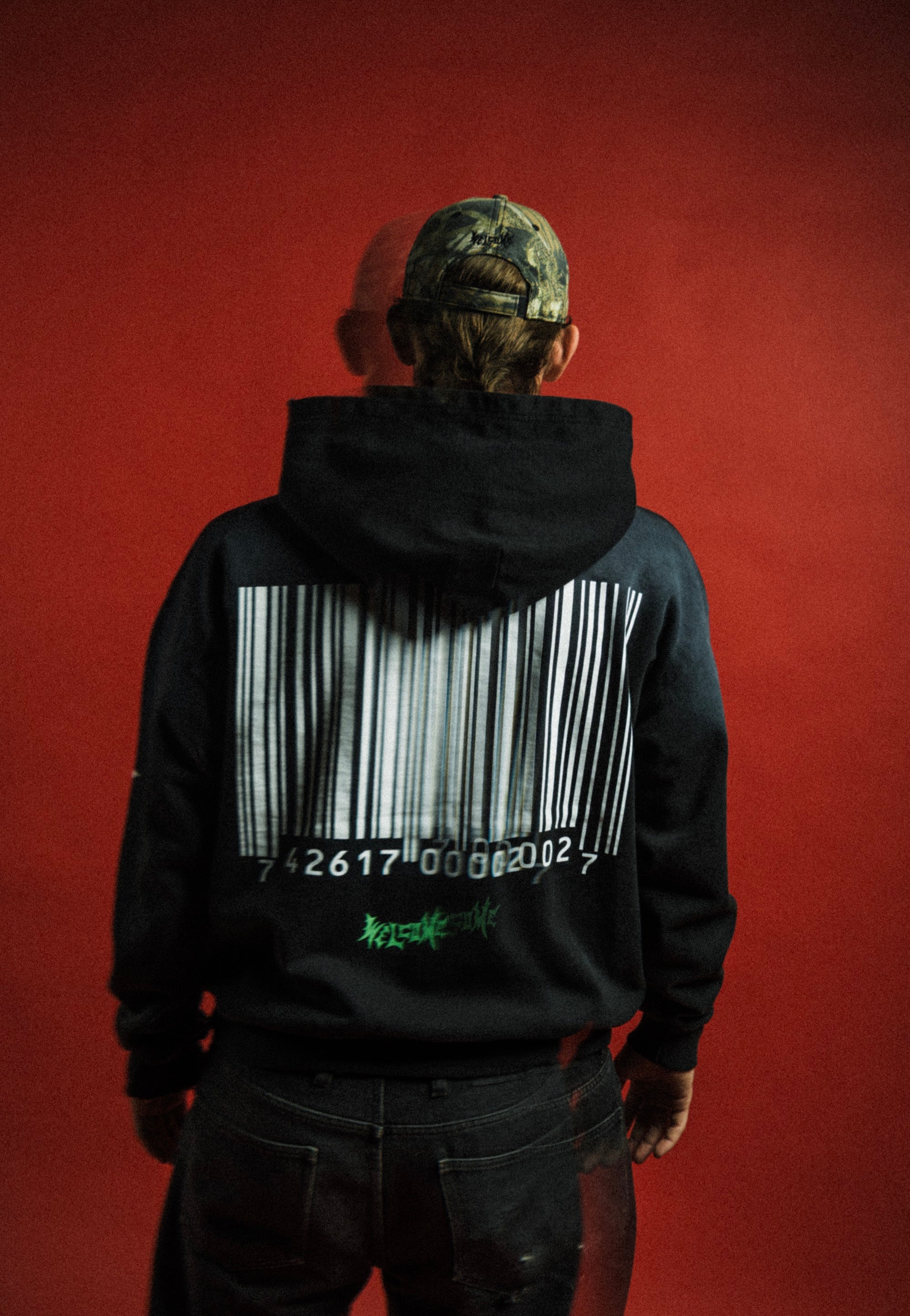 Welcome x Slipknot - Ravenous Distressed Sun Fade - Hoodie | Men-Image