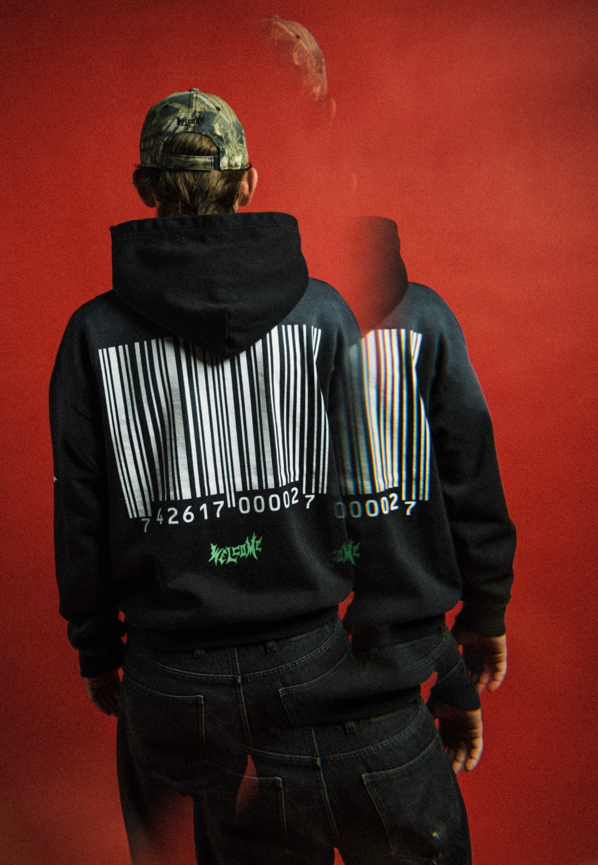 Welcome x Slipknot - Ravenous Distressed Sun Fade - Hoodie | Men-Image