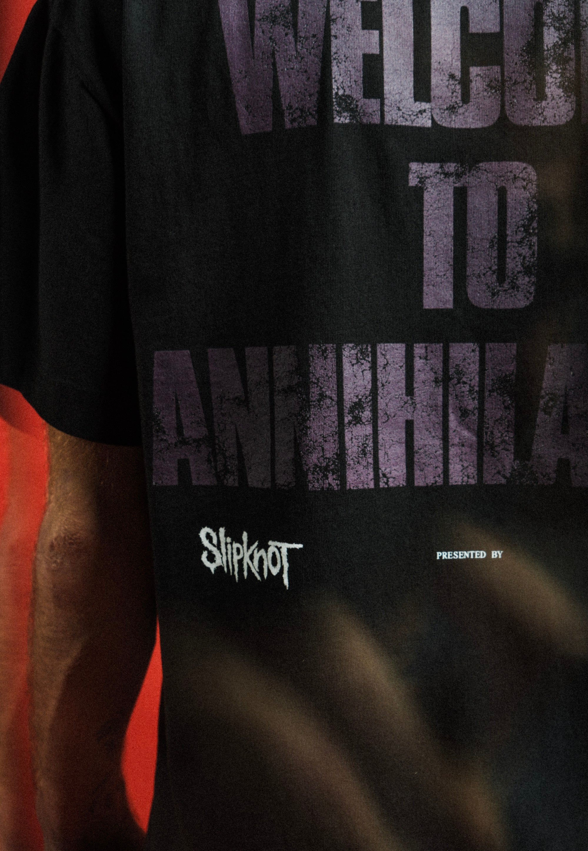 Welcome x Slipknot - Annihilation Boxy Garment-Dyed Black - T-Shirt | Men-Image