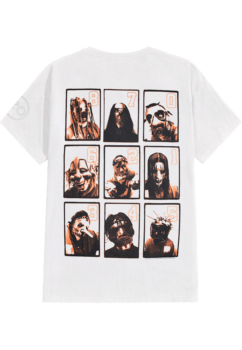 Slipknot 20th Anniversary Card White - T-Shirt | Impericon