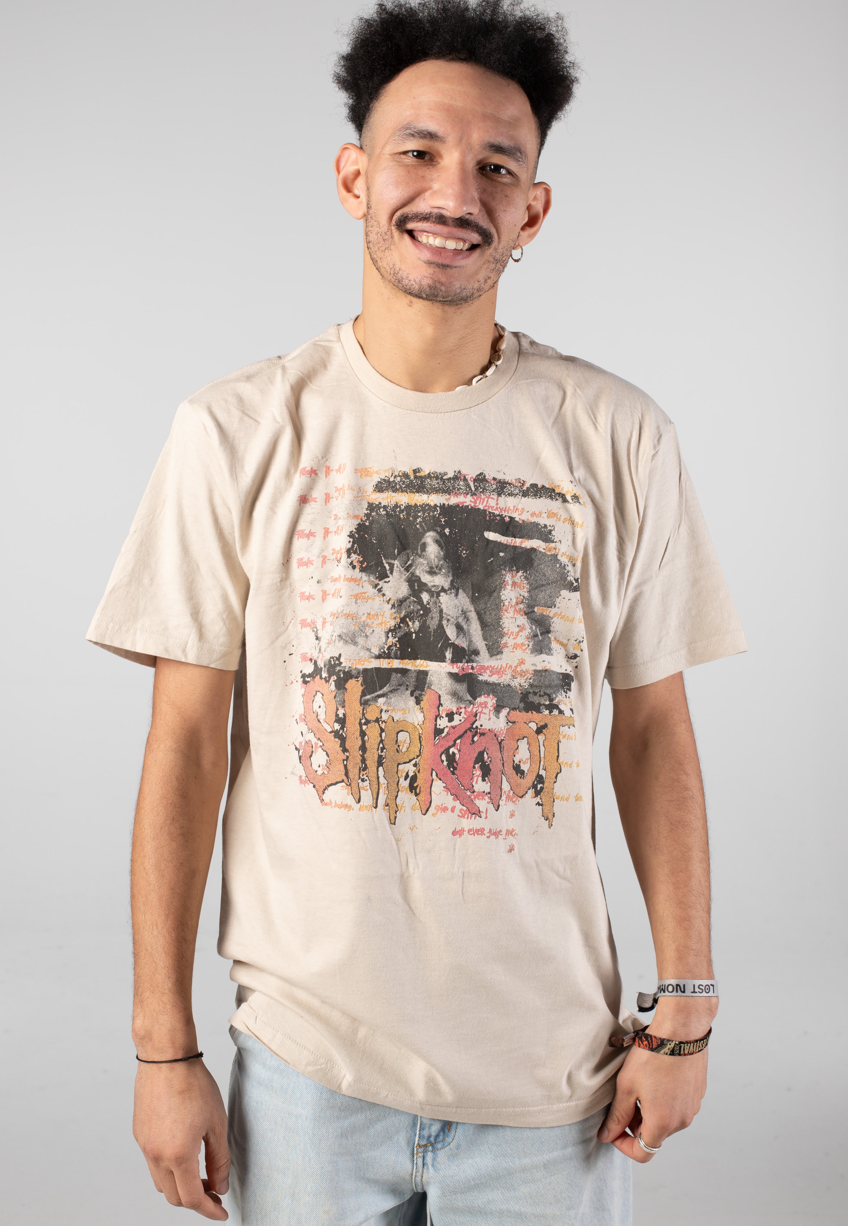 Slipknot - 25th Anniversary Inlay Sand - T-Shirt | Men-Image