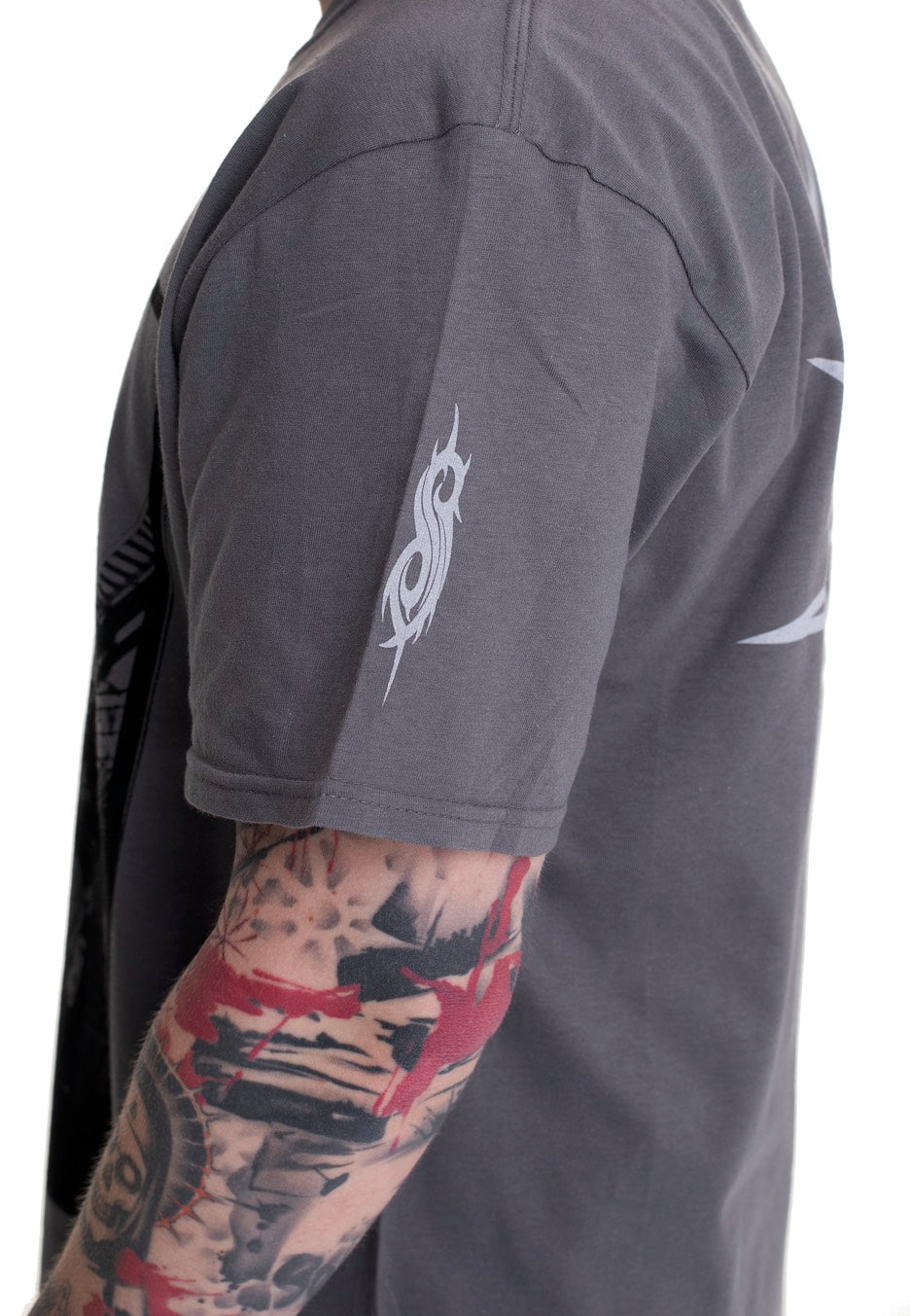 Slipknot Amusement Park Grey T-Shirt | Men-Image