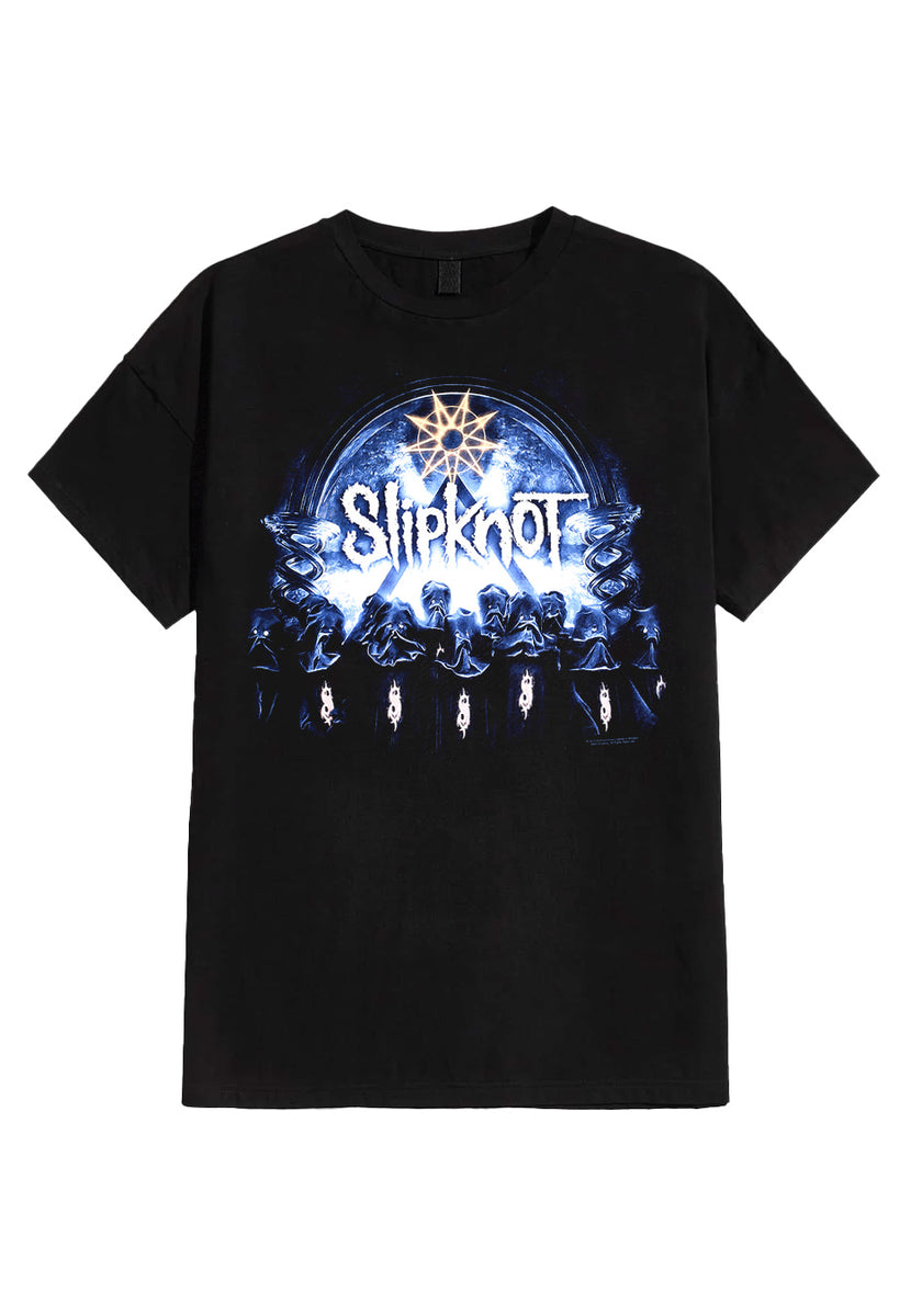 Y*o様 00's Slipknot BLUE LOGO Tee XL Blac Slipknot Blue Horizon Logo - T-Shirt | Impericon