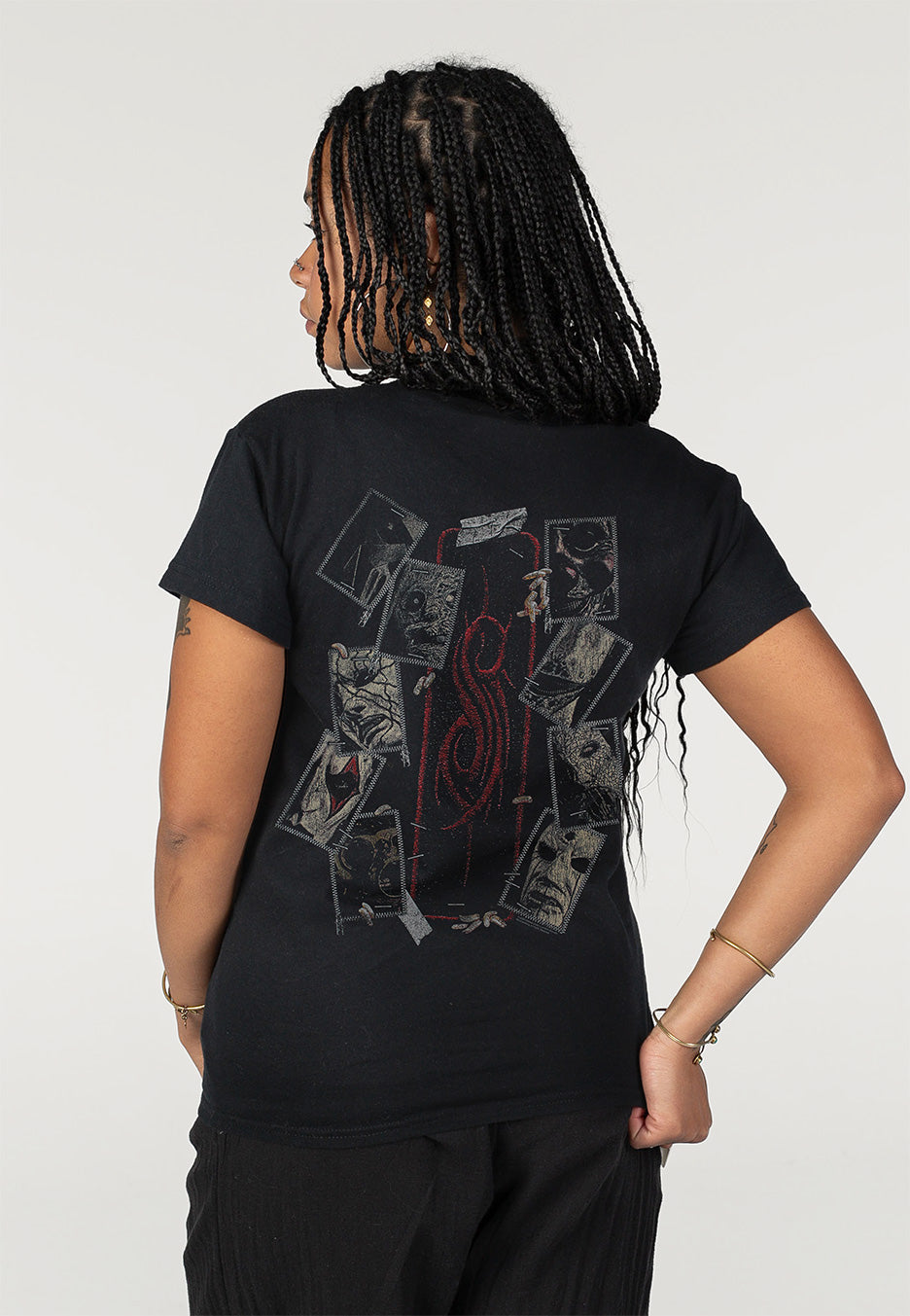 Slipknot Zipped T-Shirt | Women-Image