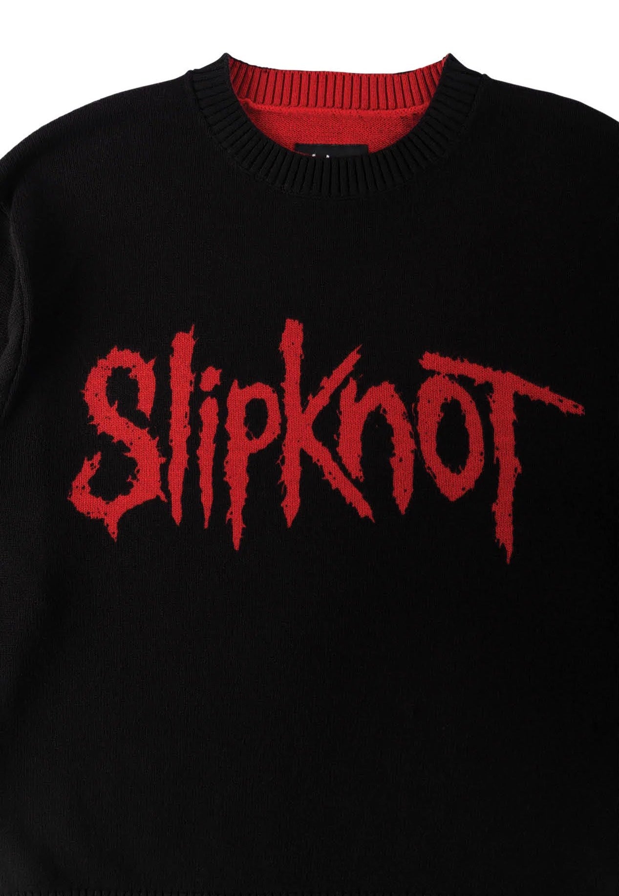 Welcome x Slipknot - Slipknot Overprint Knit Black/Red - Pullover | Men-Image