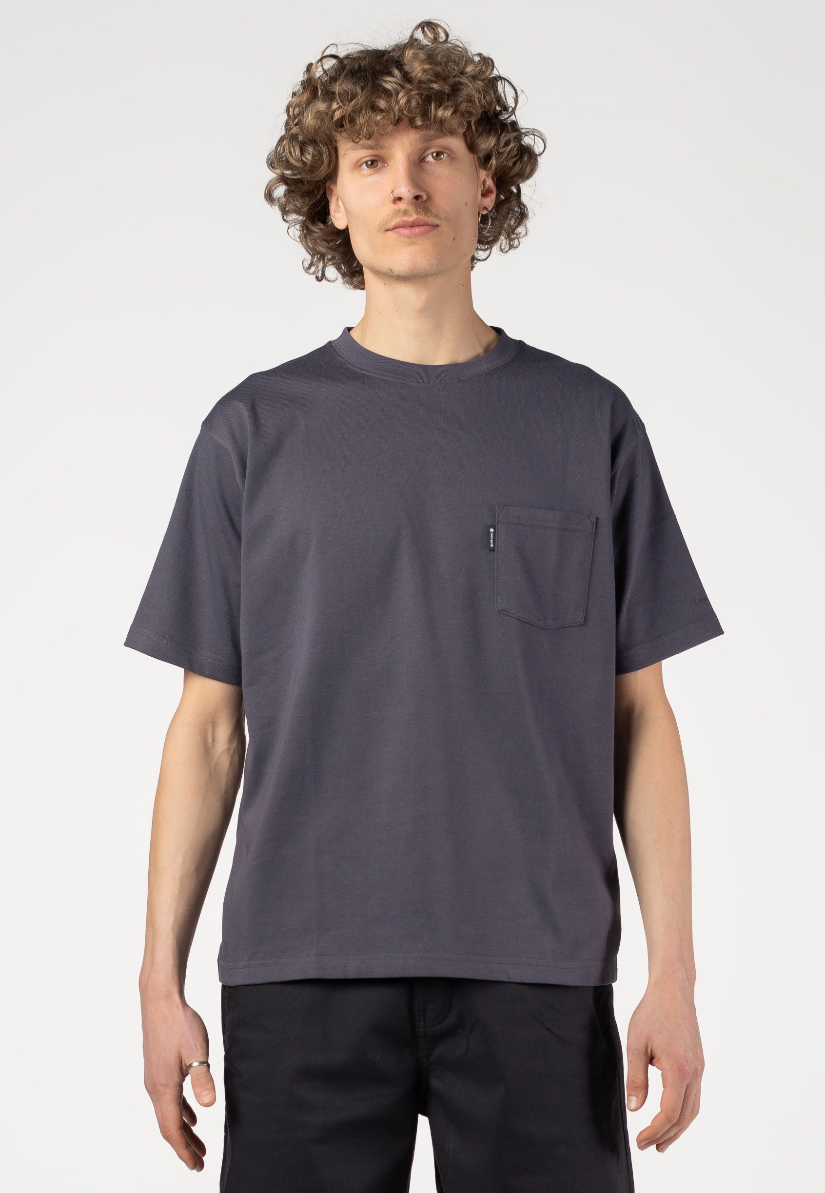 Snow Peak - NSD Pocket Charcoal - T-Shirt | Men-Image