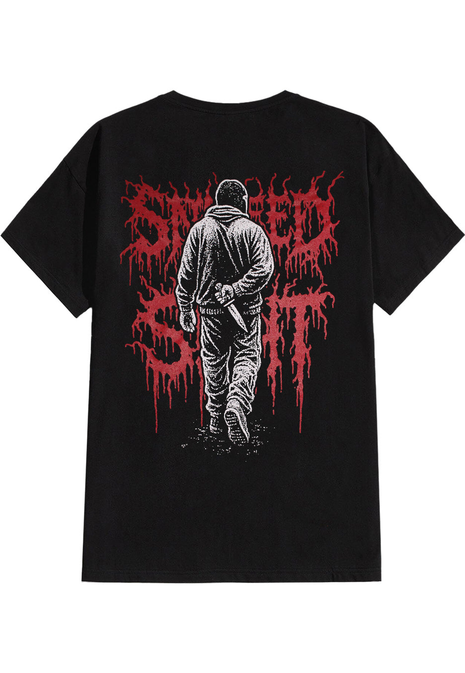 Snuffed On Sight - Man With Knife - T-Shirt | Neutral-Image