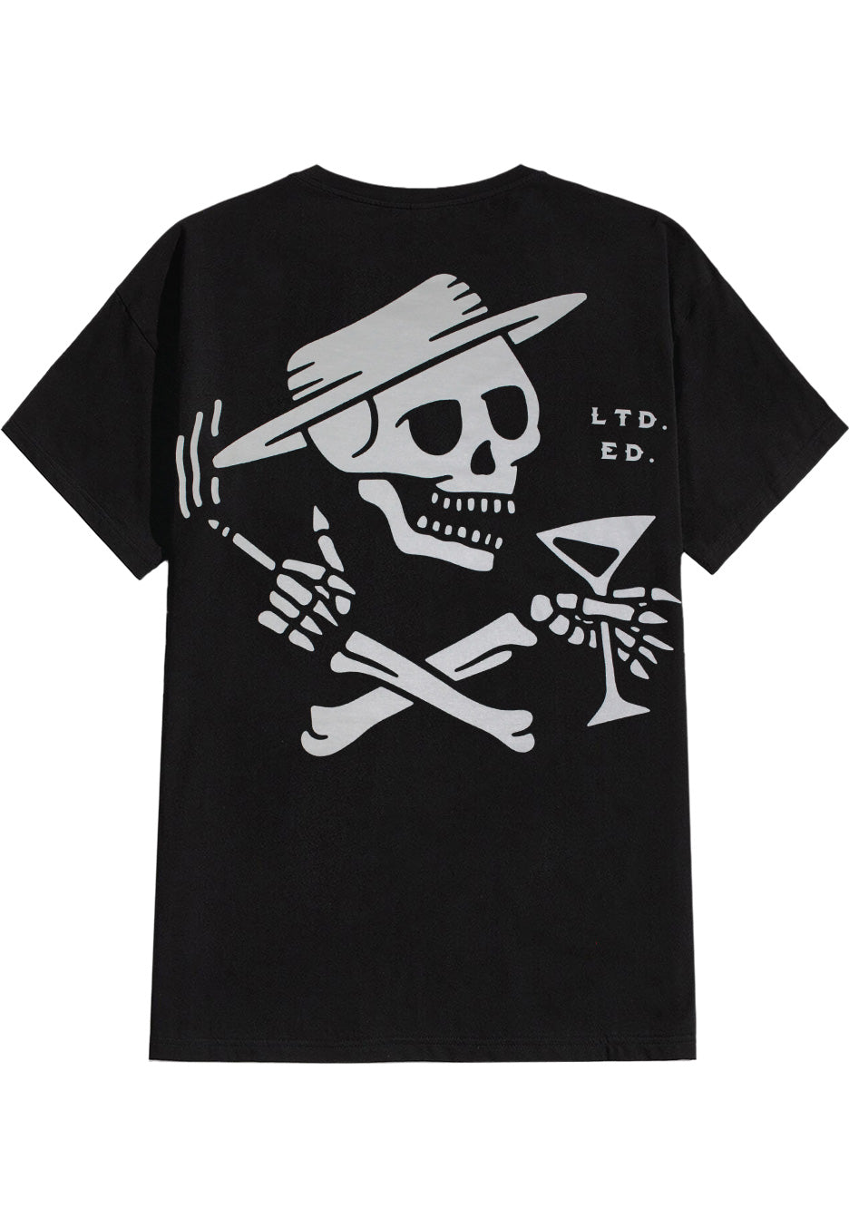 Social Distortion - Half Skelly - T-Shirt | Neutral-Image
