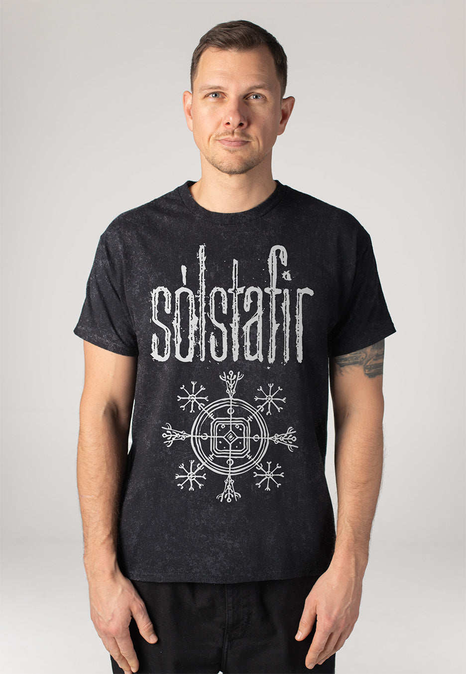Solstafir - Hulinshjalmur Acid Washed - T-Shirt | Men-Image