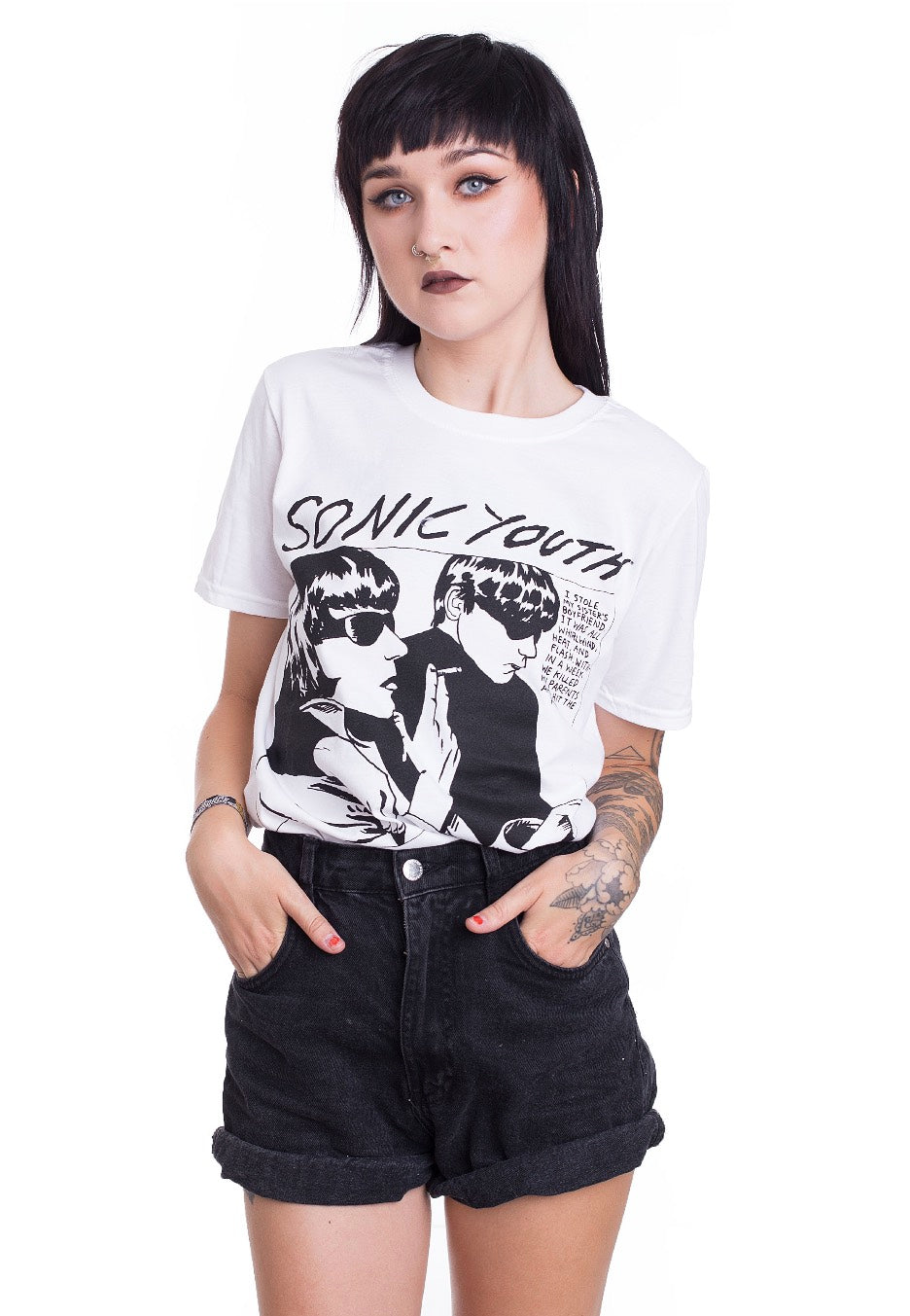 Sonic Youth - Goo Album Cover White - T-Shirt | Impericon