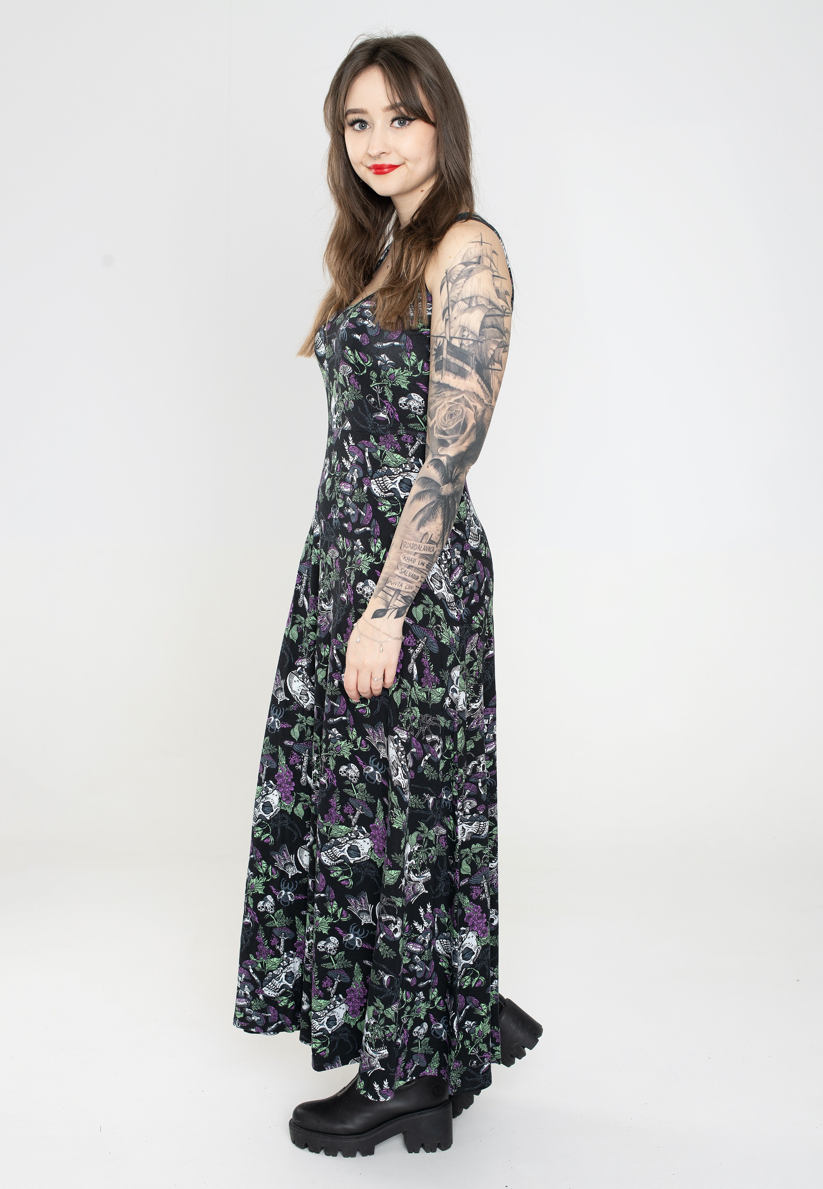 Sourpuss Clothing - Garden Witch Black - Dress | Women-Image