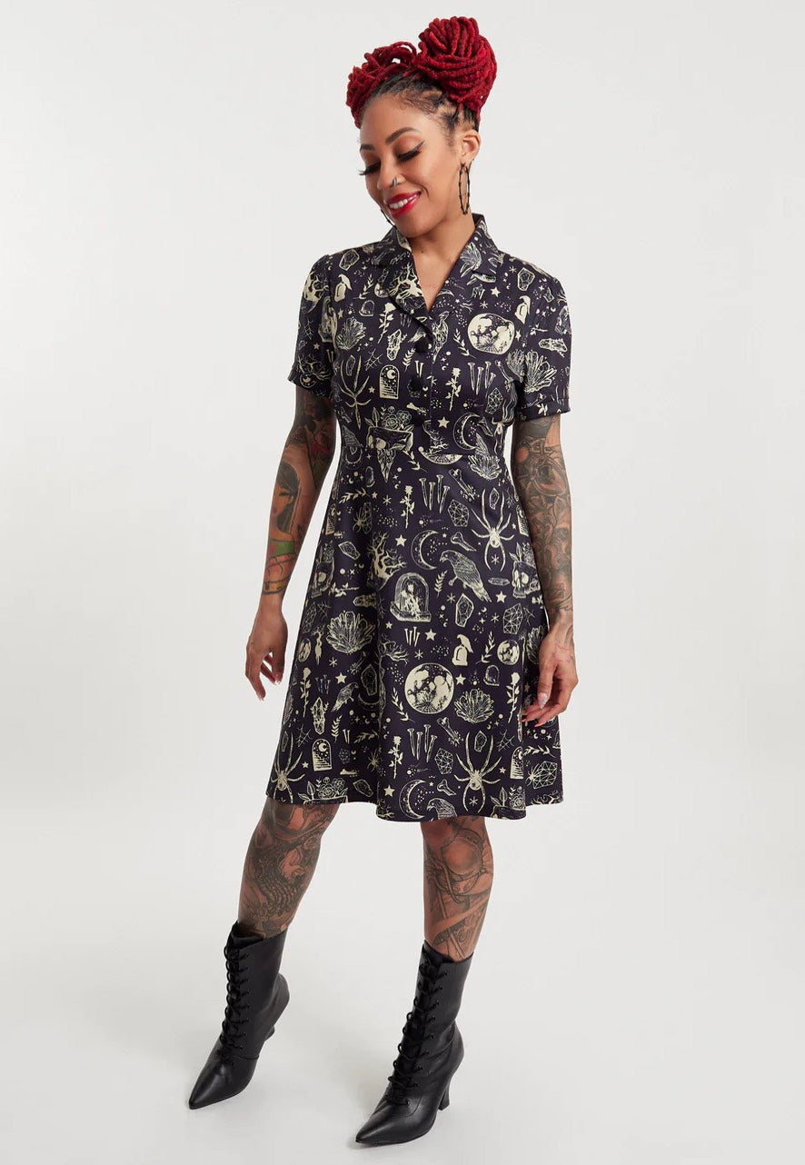 Sourpuss Clothing - Night Walker Rosie - Dress | Women-Image