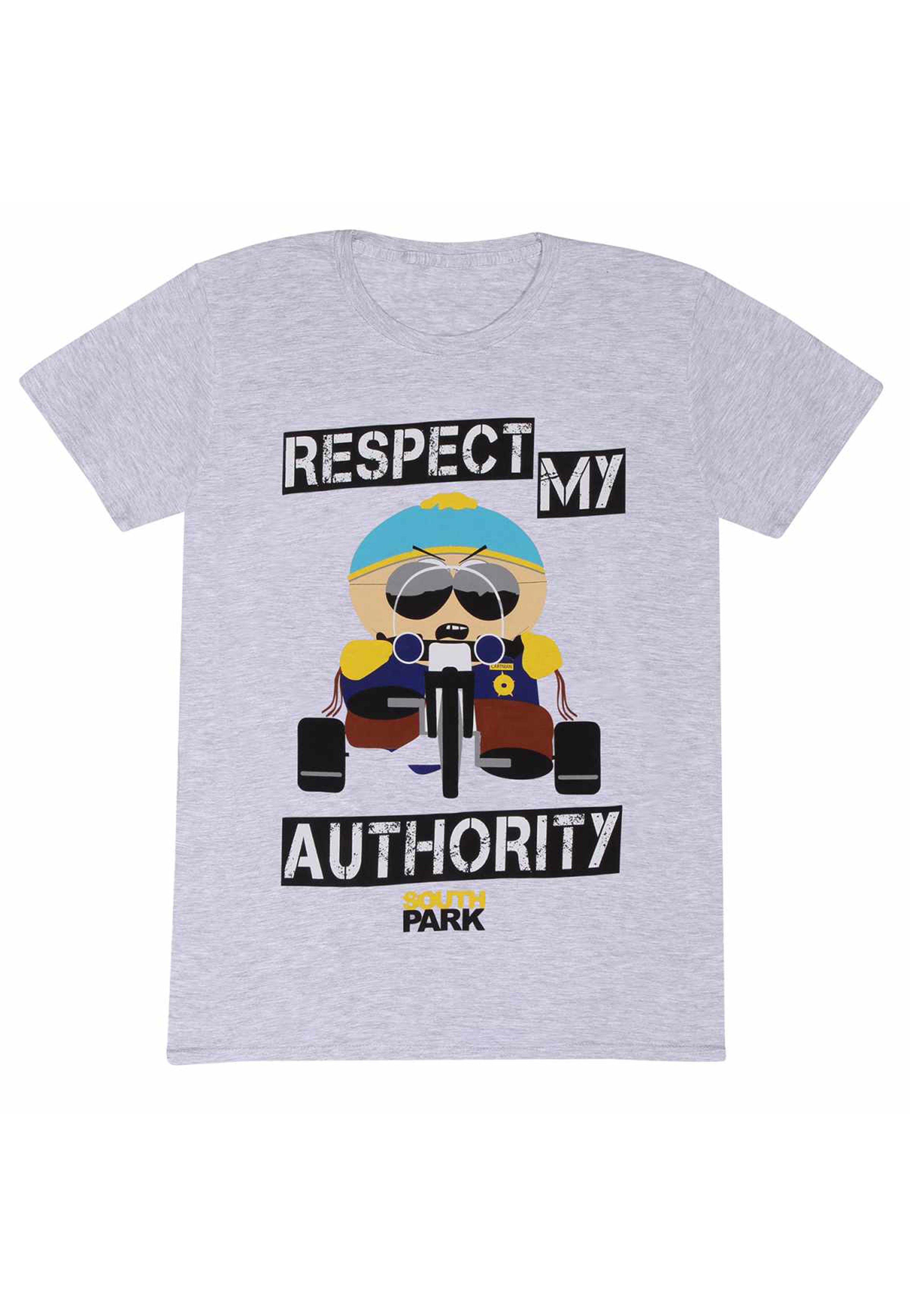 South Park - Respect My Authority Heather Grey - T-Shirt | Neutral-Image