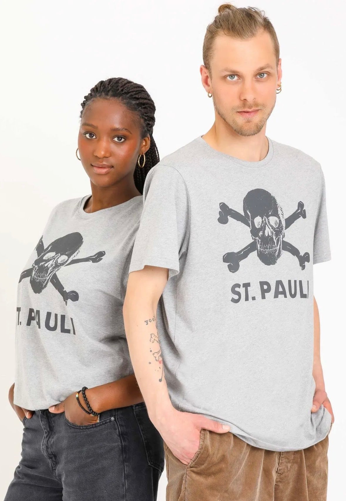FC St. Pauli - Totenkopf Grey - T-Shirt | Neutral-Image