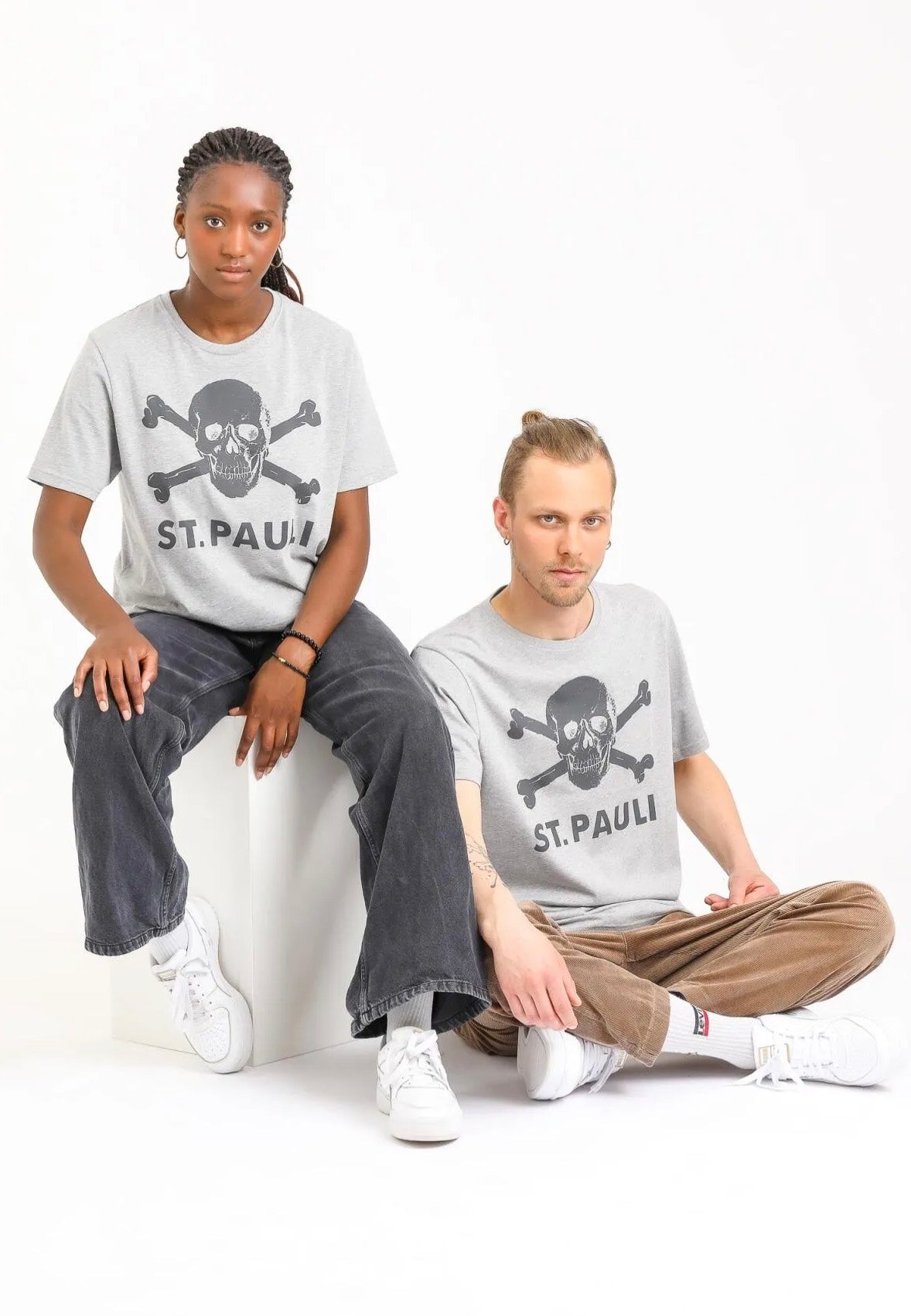 FC St. Pauli - Totenkopf Grey - T-Shirt | Neutral-Image