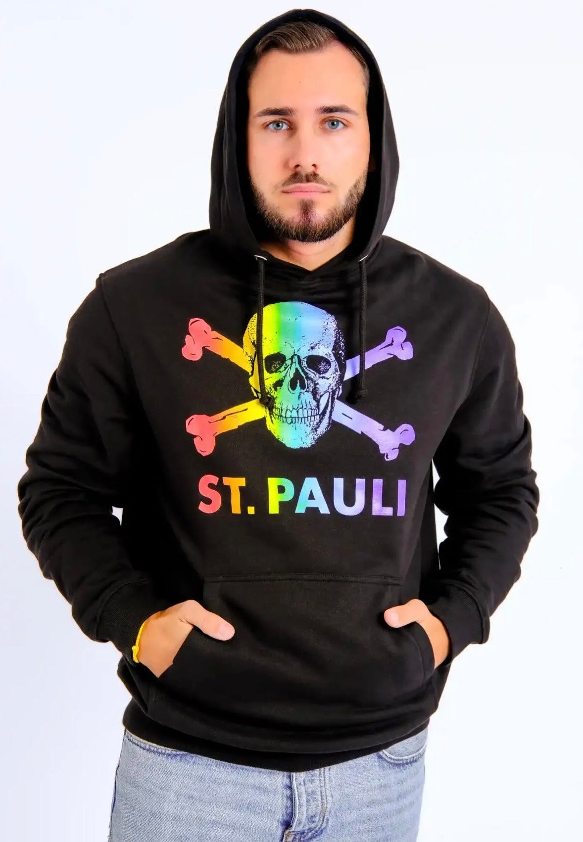 FC St. Pauli - Totenkopf Regenbogen - Hoodie | Neutral-Image