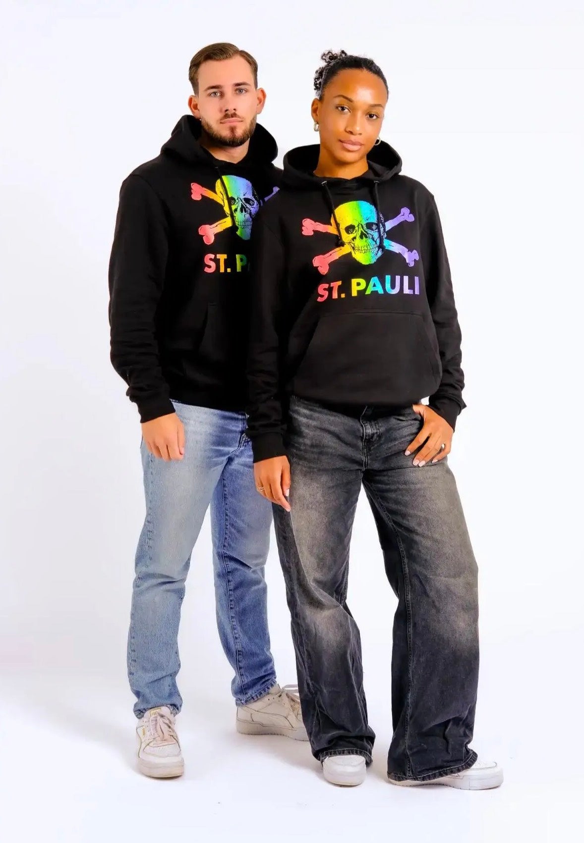 FC St. Pauli - Totenkopf Regenbogen - Hoodie | Neutral-Image