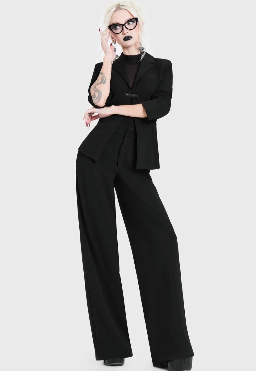 Killstar Spiderella Black Blazer | Women-Image