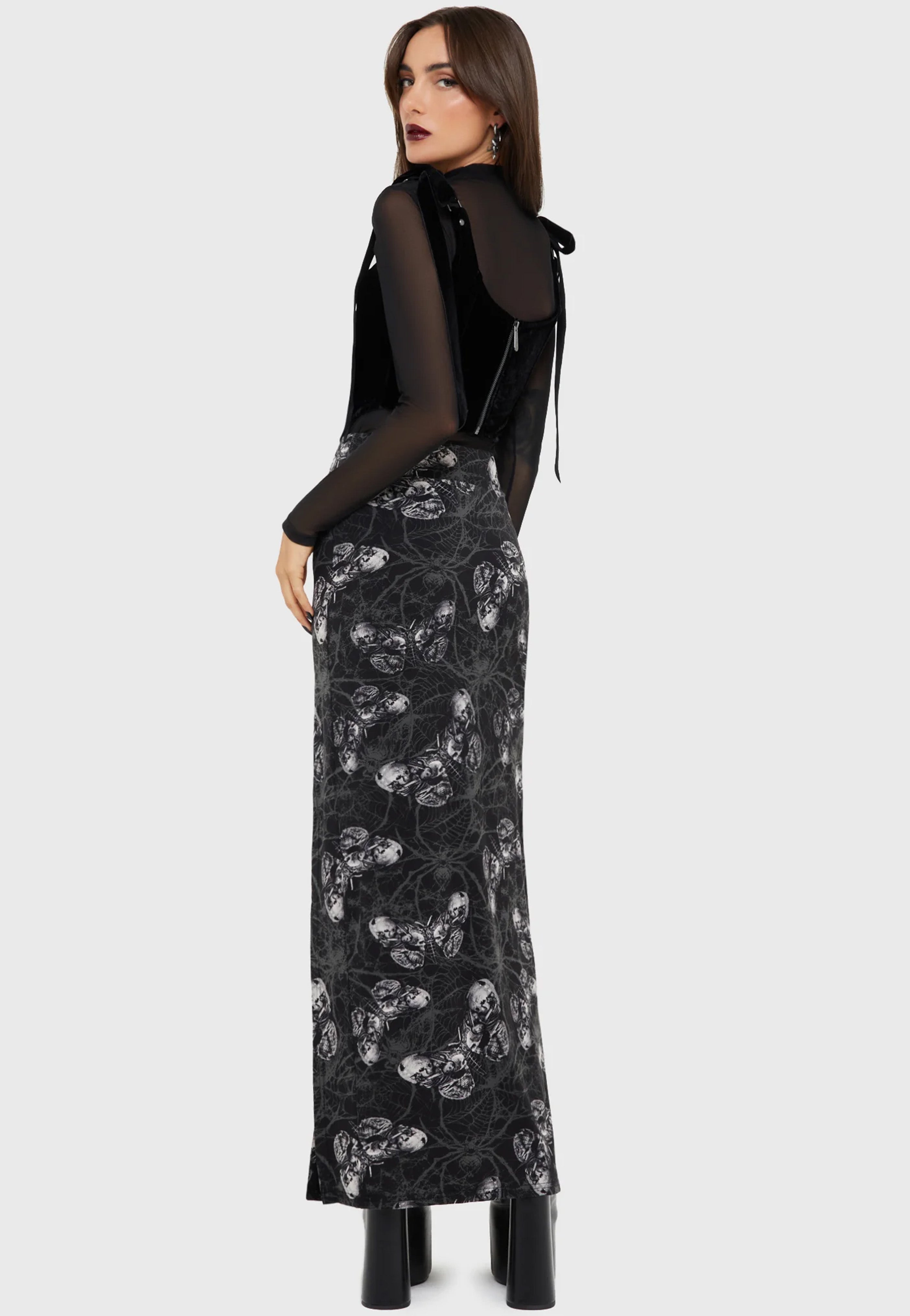 Killstar x Alchemy England - Spidrasica's Web - Skirt | Women-Image