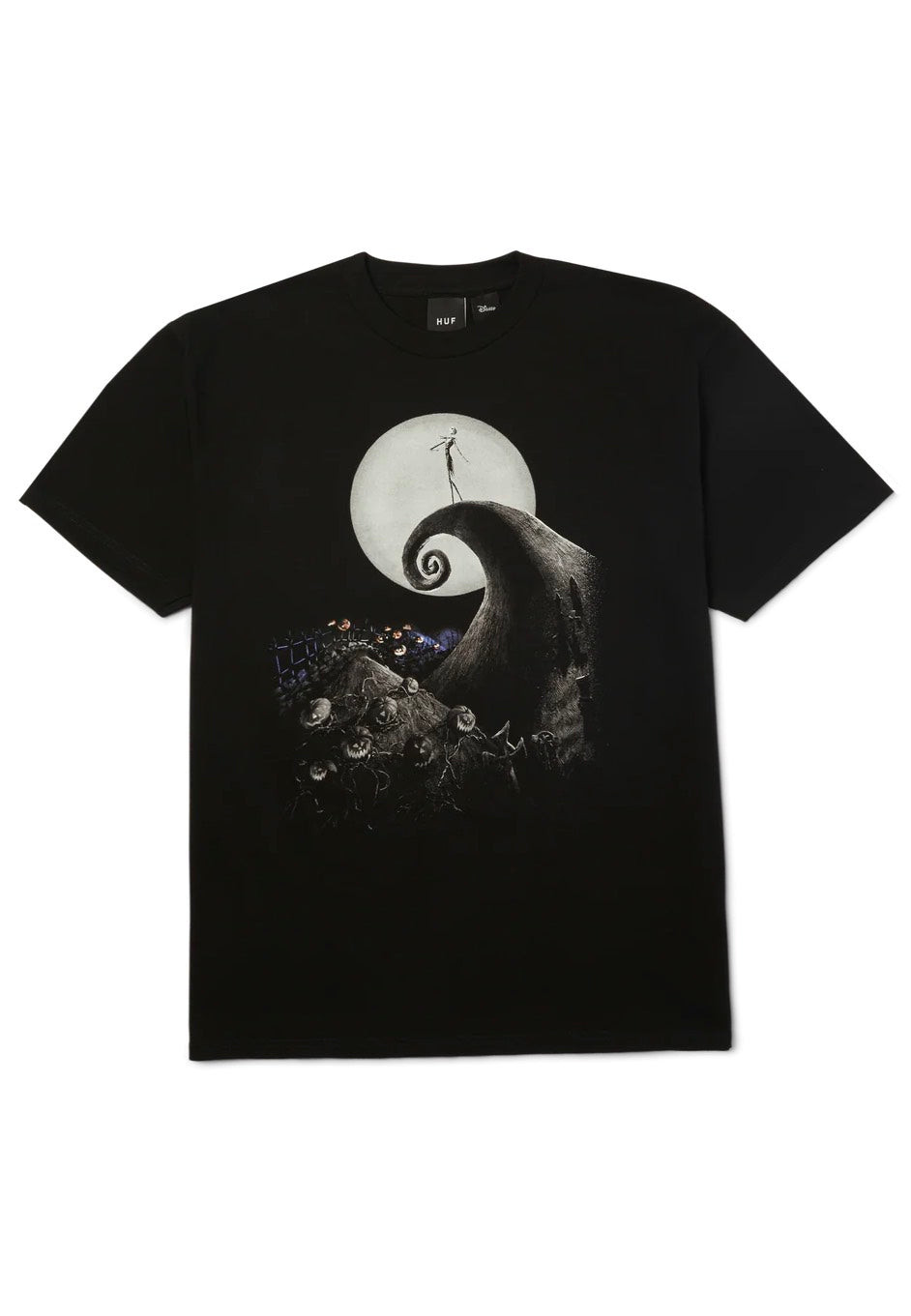 HUF x The Nightmare Before Christmas - Spiral Hill Black - T-Shirt | Men-Image