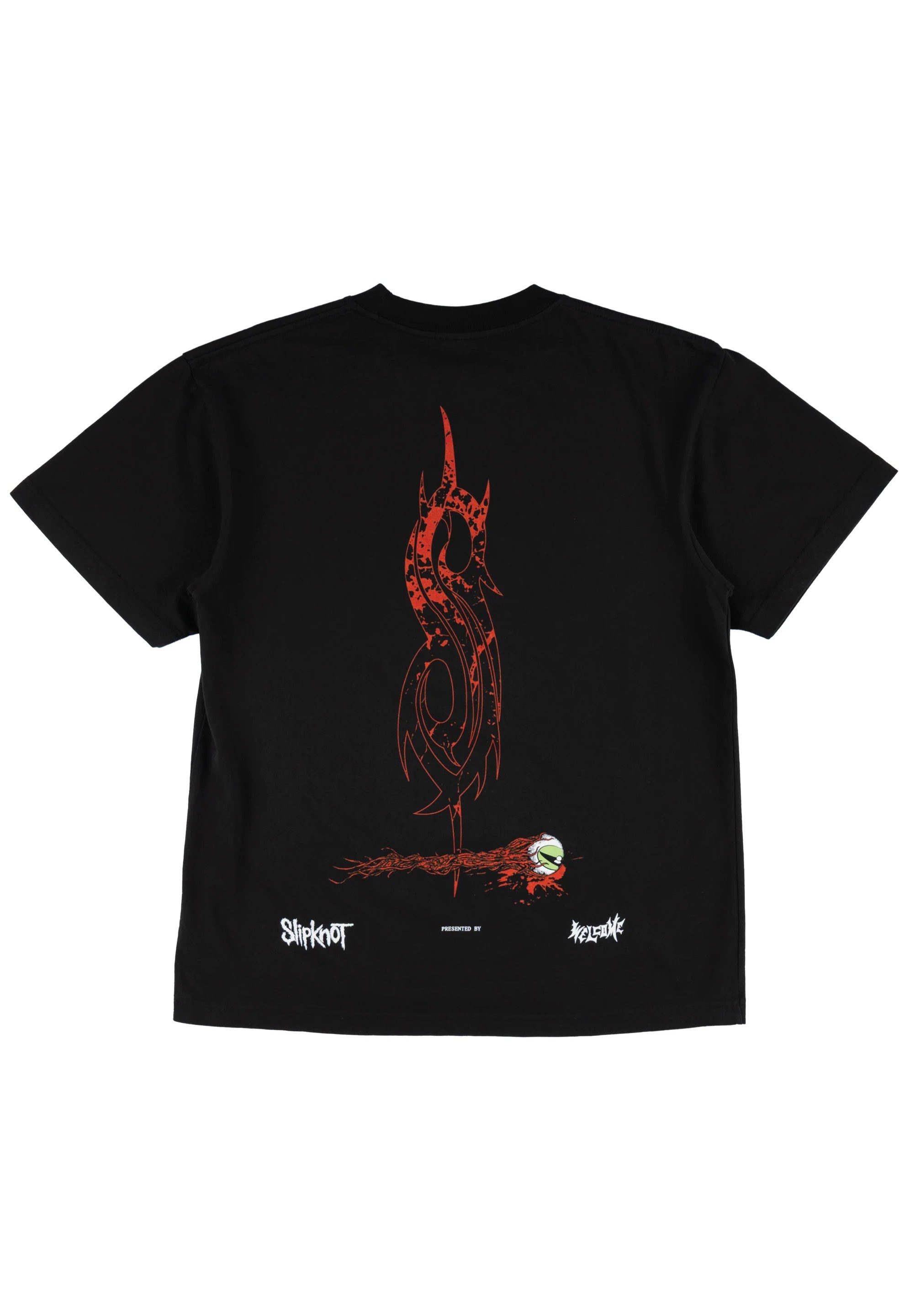Welcome x Slipknot - Spit It Out Boxy Garment-Dyed Black - T-Shirt | Men-Image