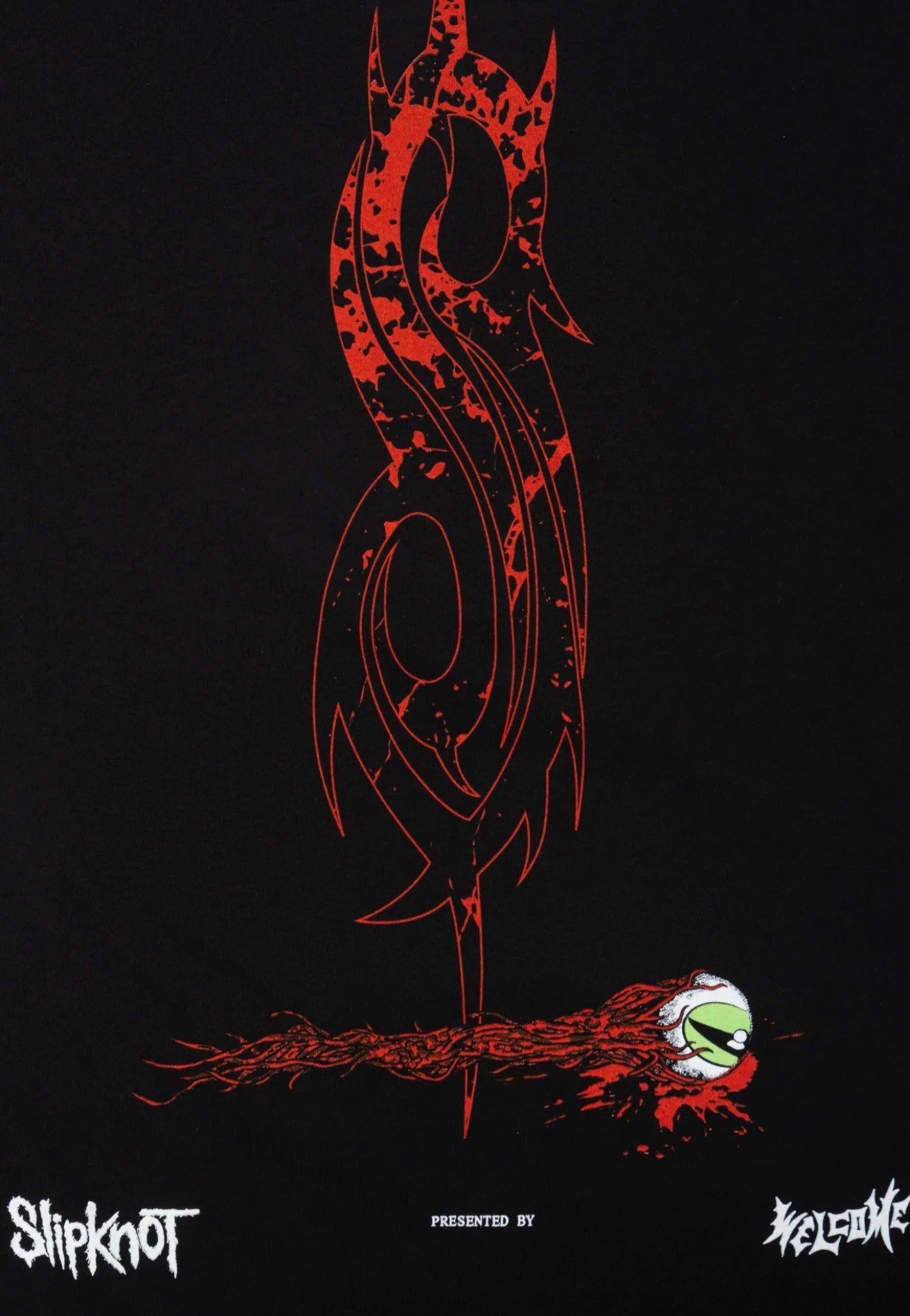 Welcome x Slipknot - Spit It Out Boxy Garment-Dyed Black - T-Shirt | Men-Image