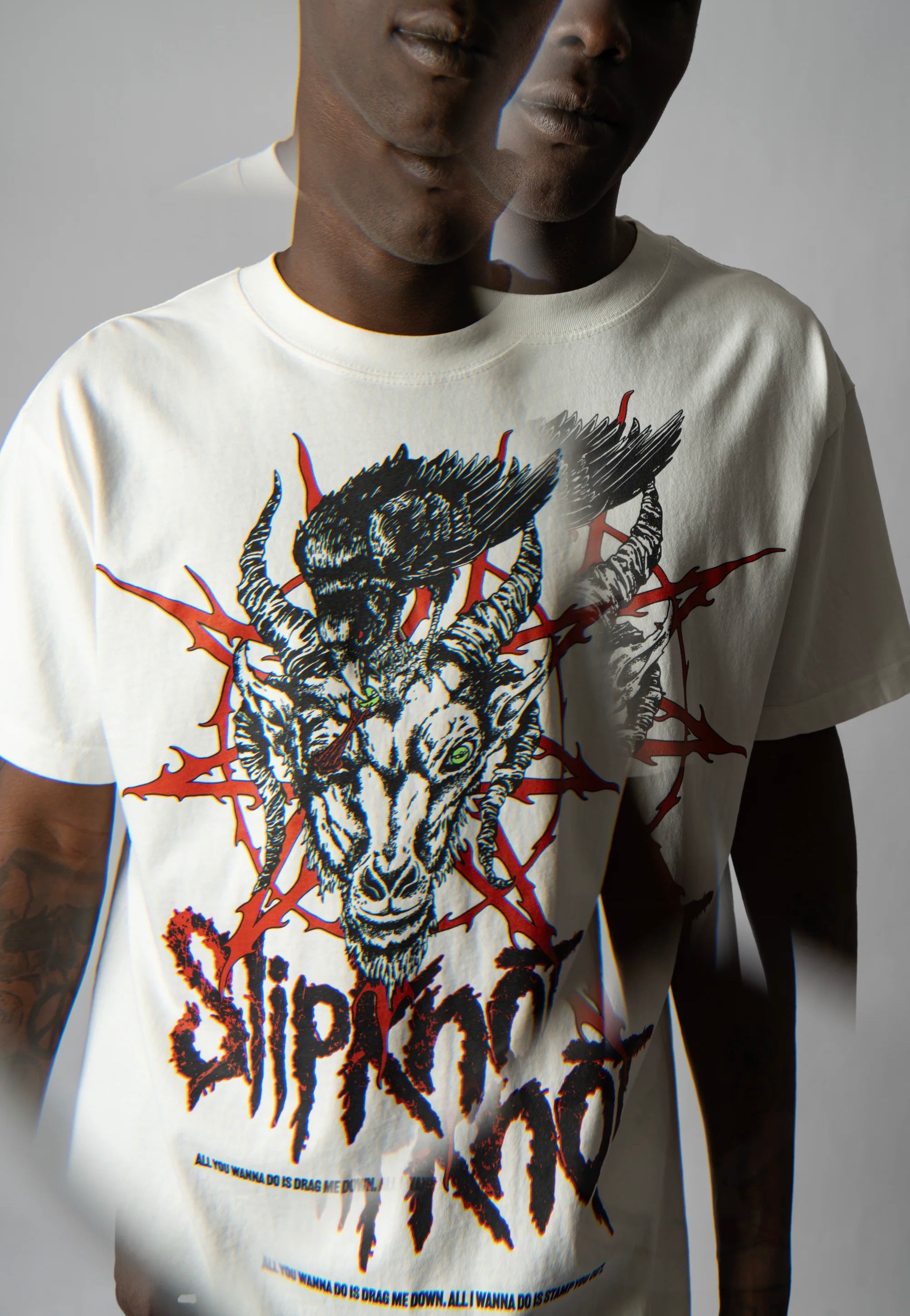 Welcome x Slipknot - Spit it Out White - T-Shirt | Men-Image